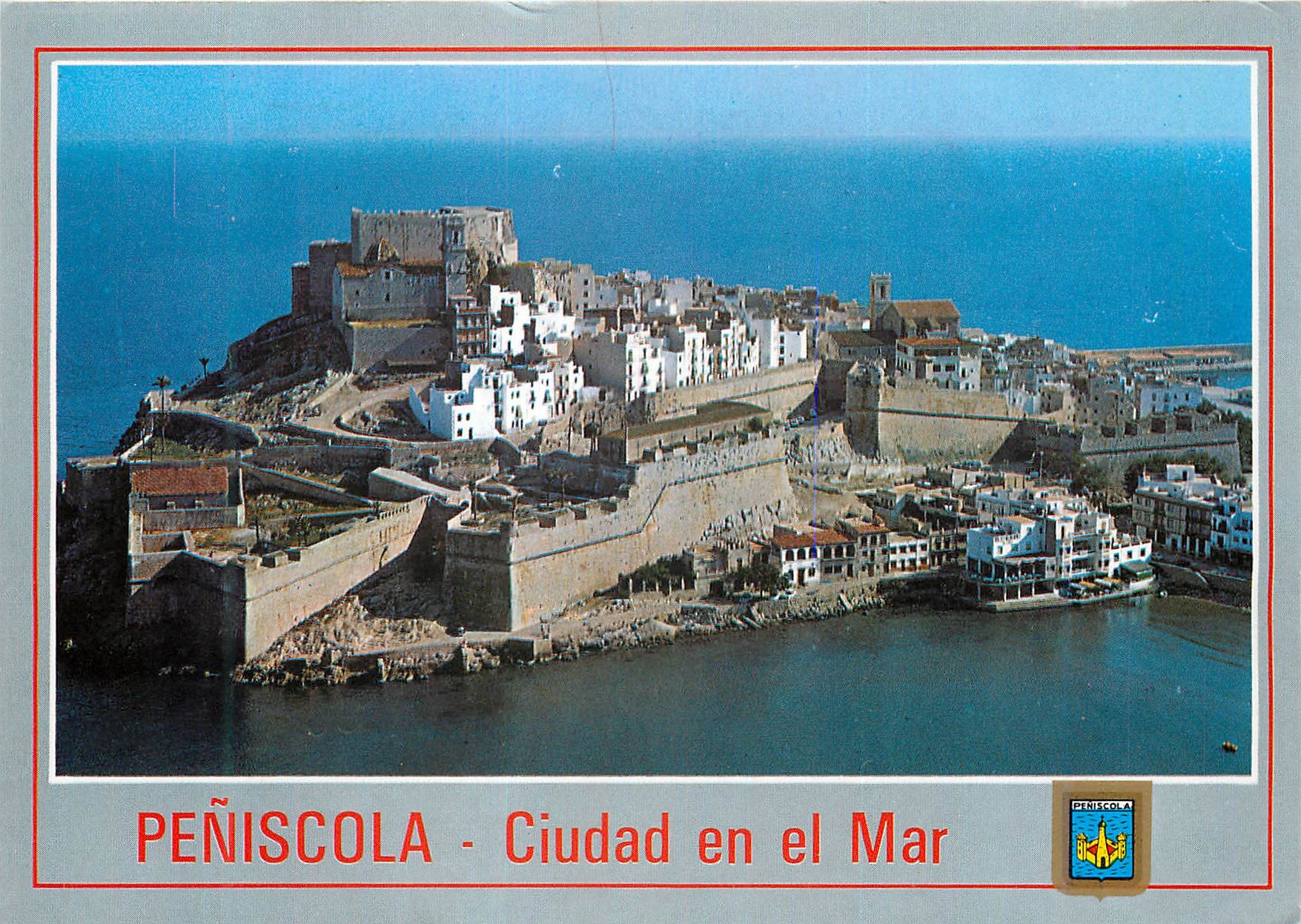 CPM N 45 Peniscola(castellon) vue aerienne