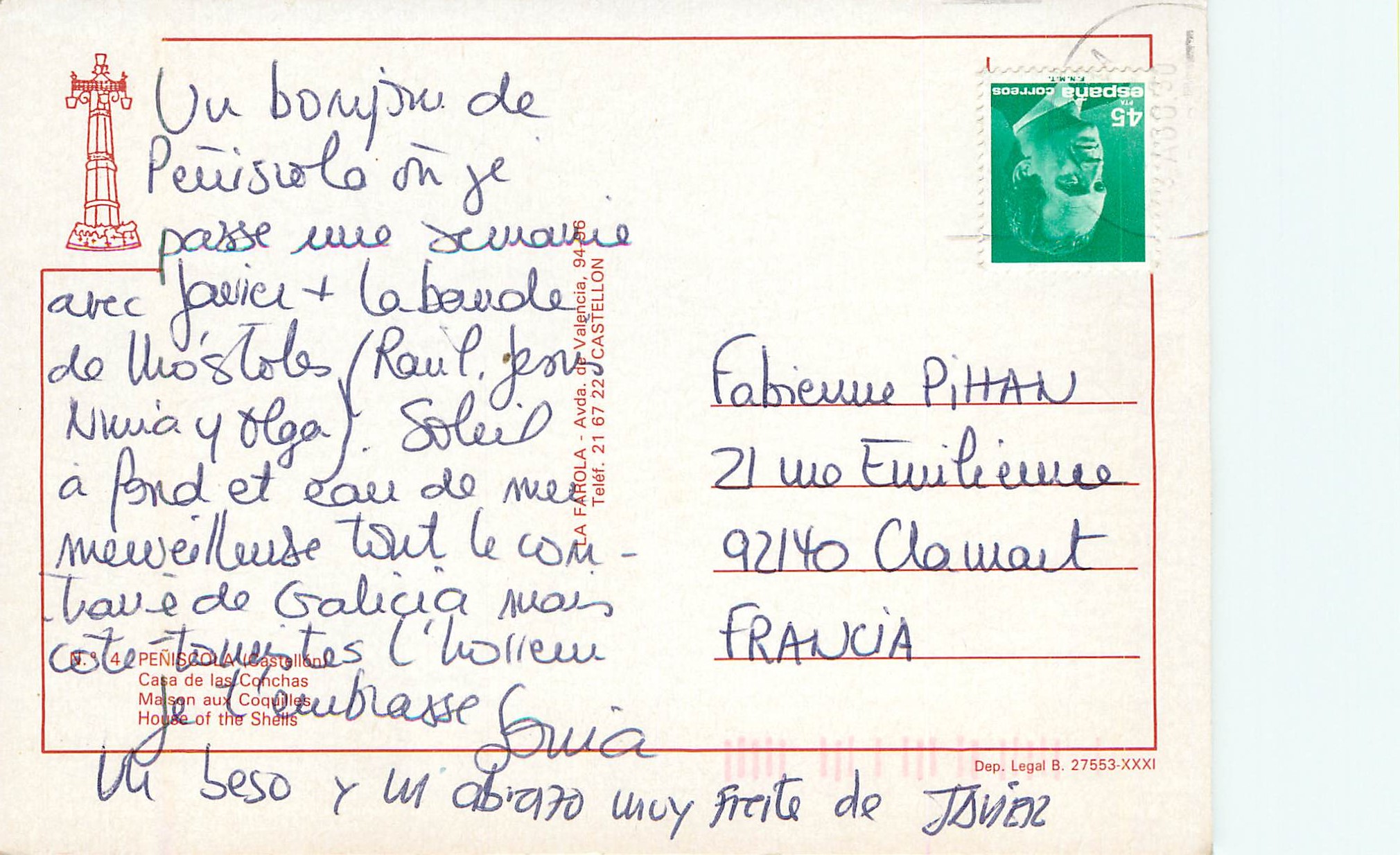 CPM Peniscola — Rückseite