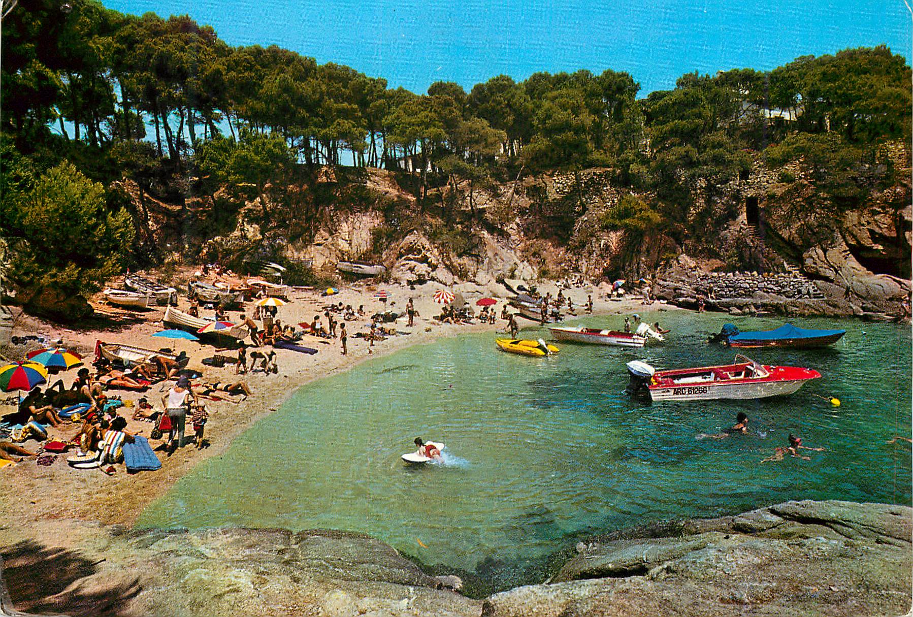 CPM Playa de aro(costa brava) la belle baie cachee sa cova