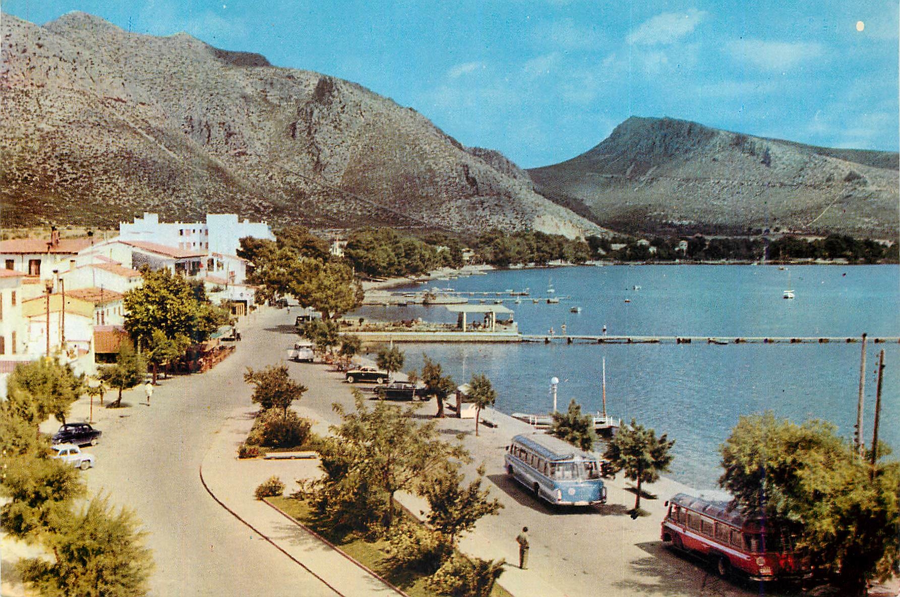 CPM Mallorca puerto de pollensa vue partielle