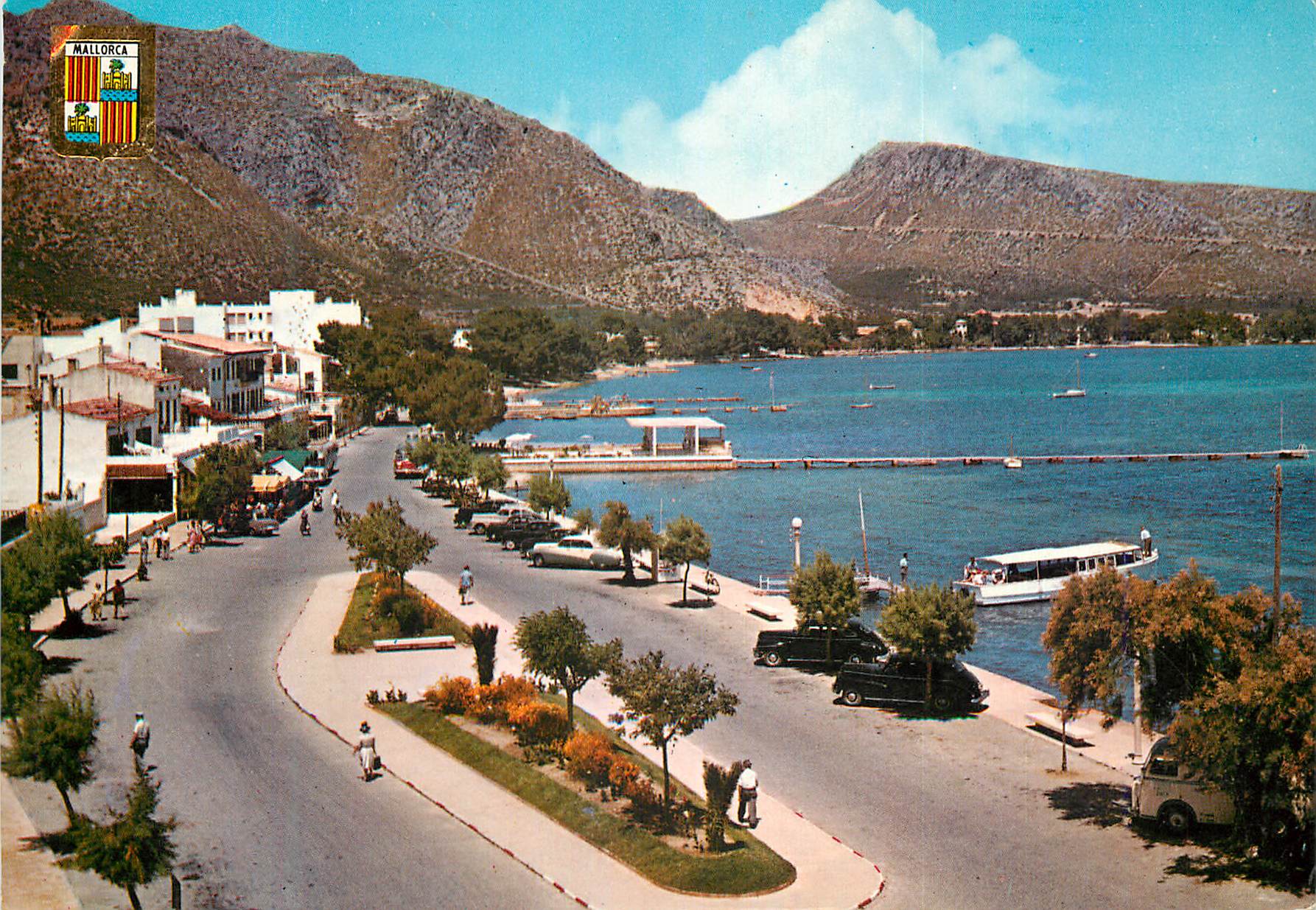 CPM Mallorca pollensa vue partielle du port