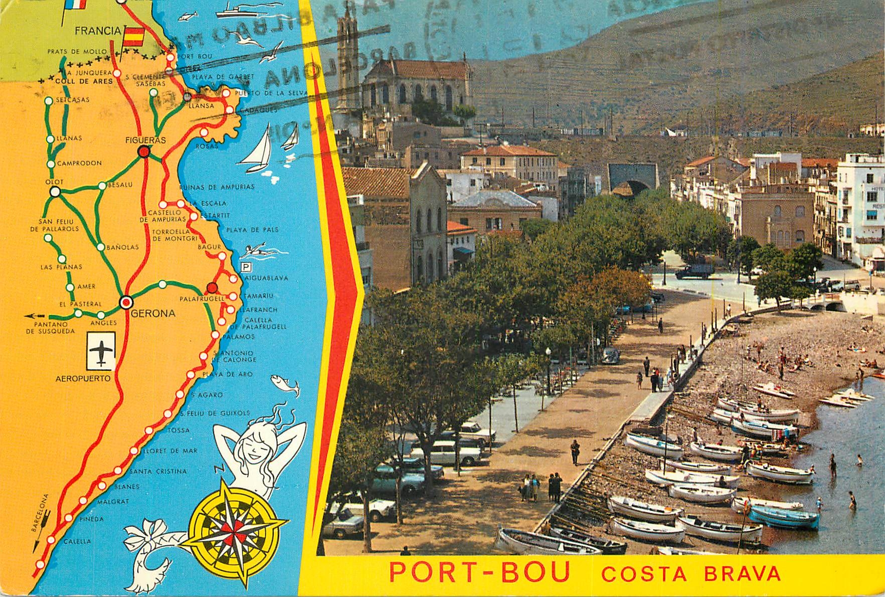 CPM Port bou 1975(costa brava)