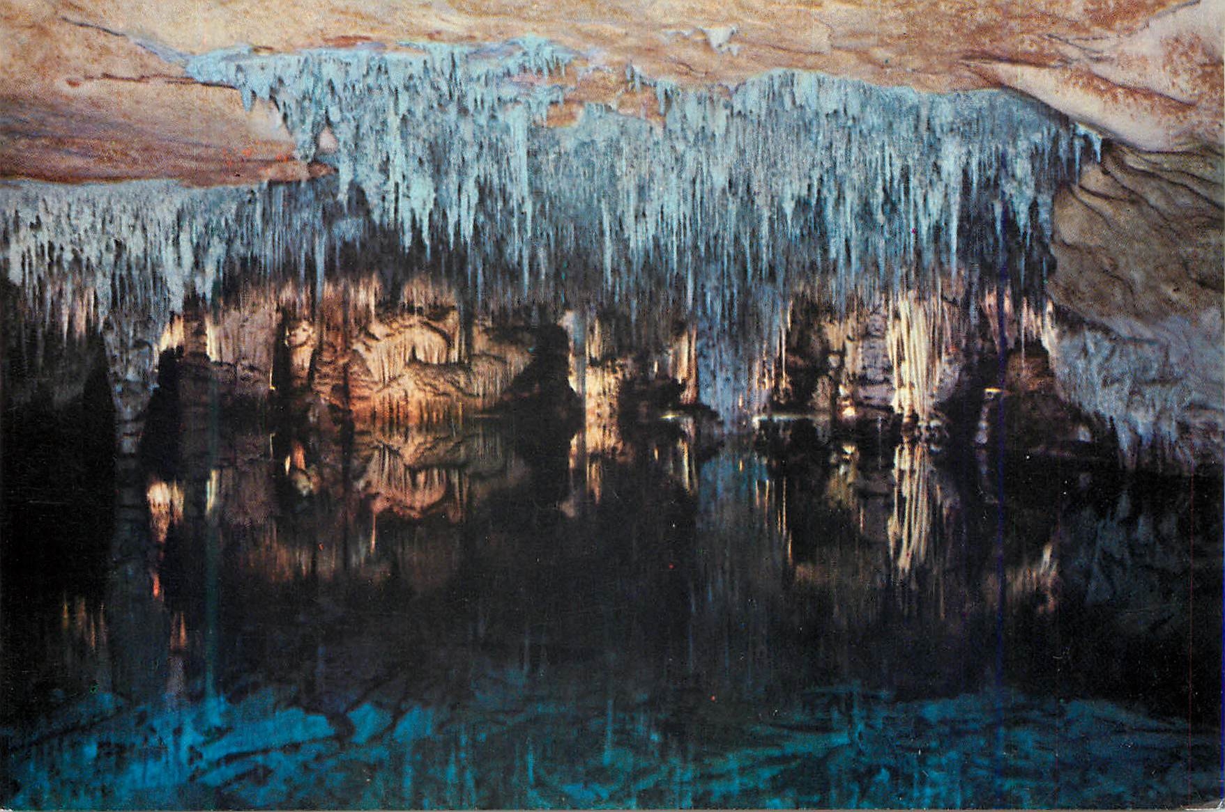 CPM Mallorca porto cristo 6 cuevas del drach lac martel vue partielle