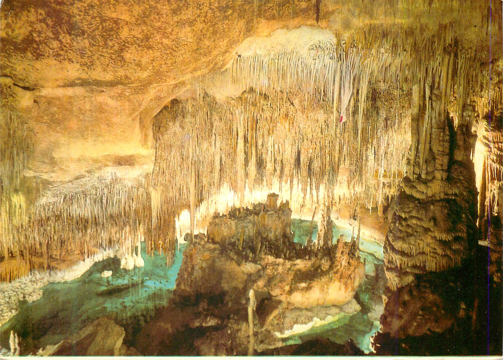CPM Mallorca porto cristo cuevas del drach chateau en ruines
