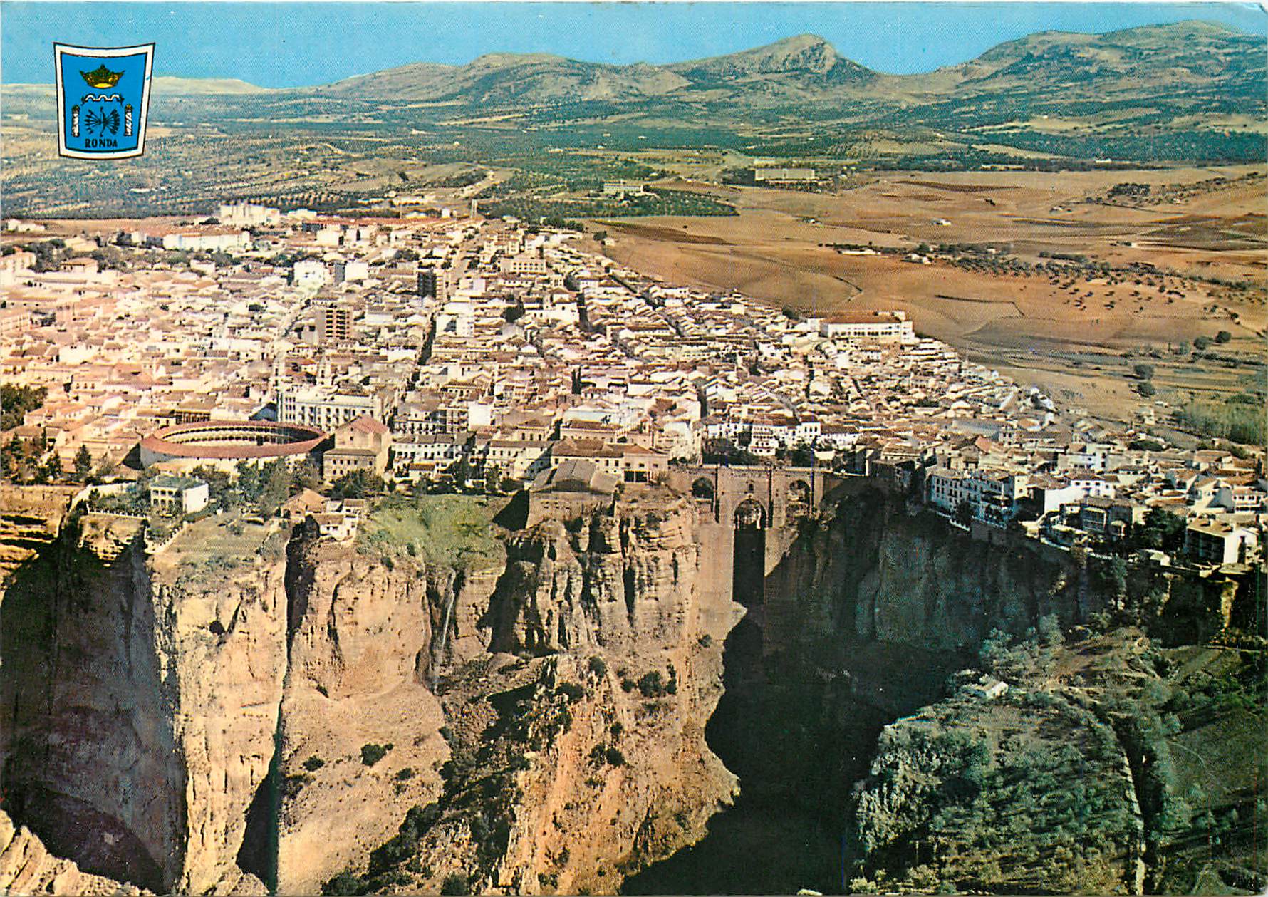 CPM Ronda(costa del sol) n 4 vue partielle et tajo