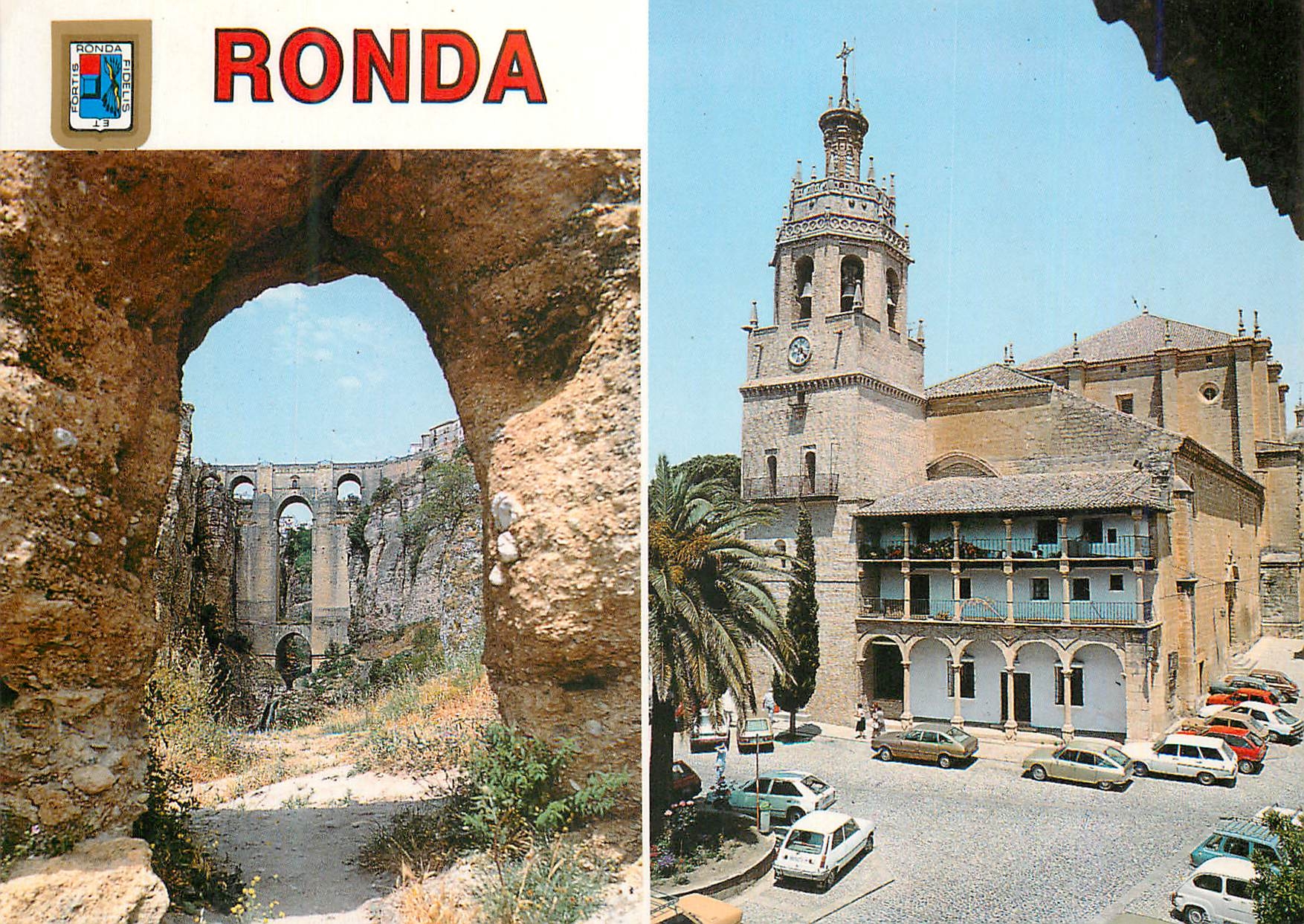 CPM Ronda n 40 pont neuve sta maria la mayor