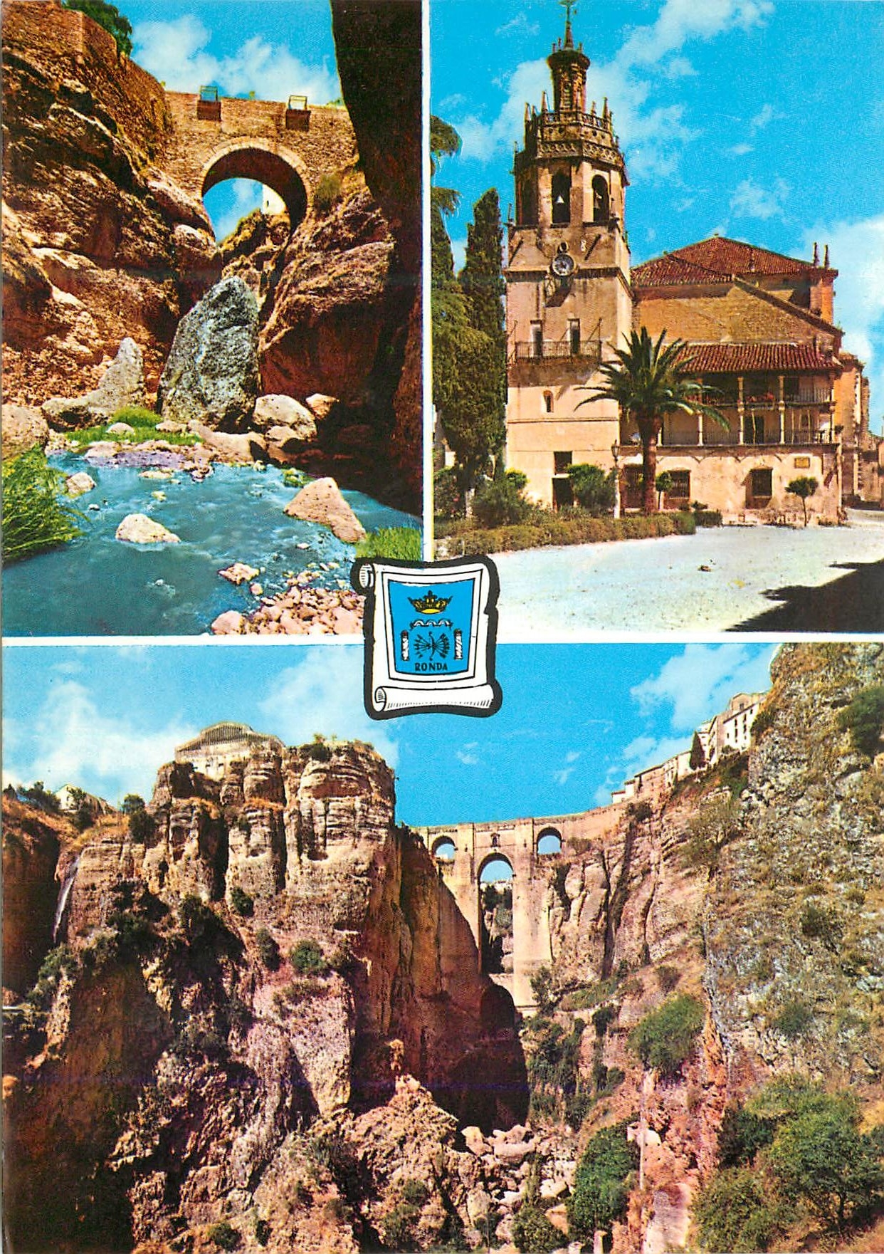 CPM Ronda Puente Arabe Iglesia Catedral El Tajo