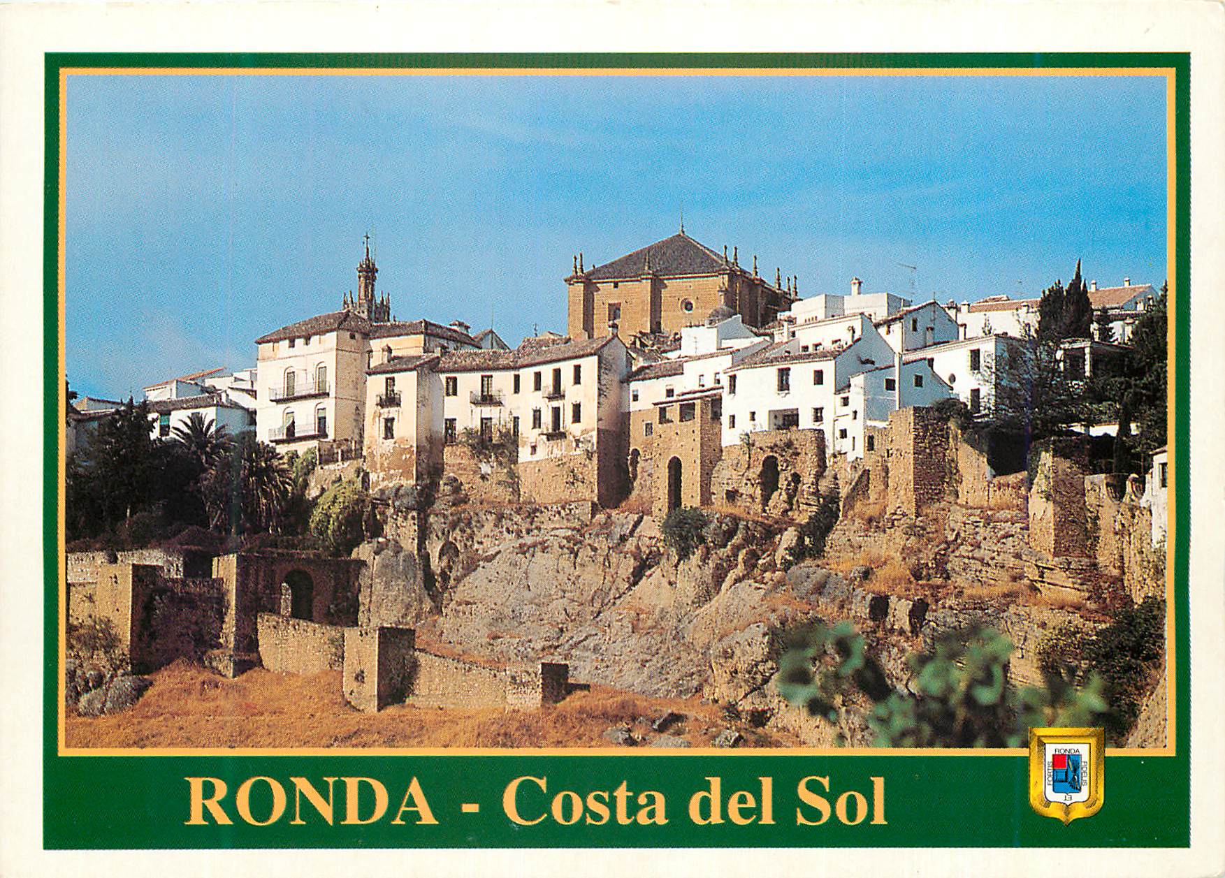 CPM Ronda costa del sol murailles et vue partielle