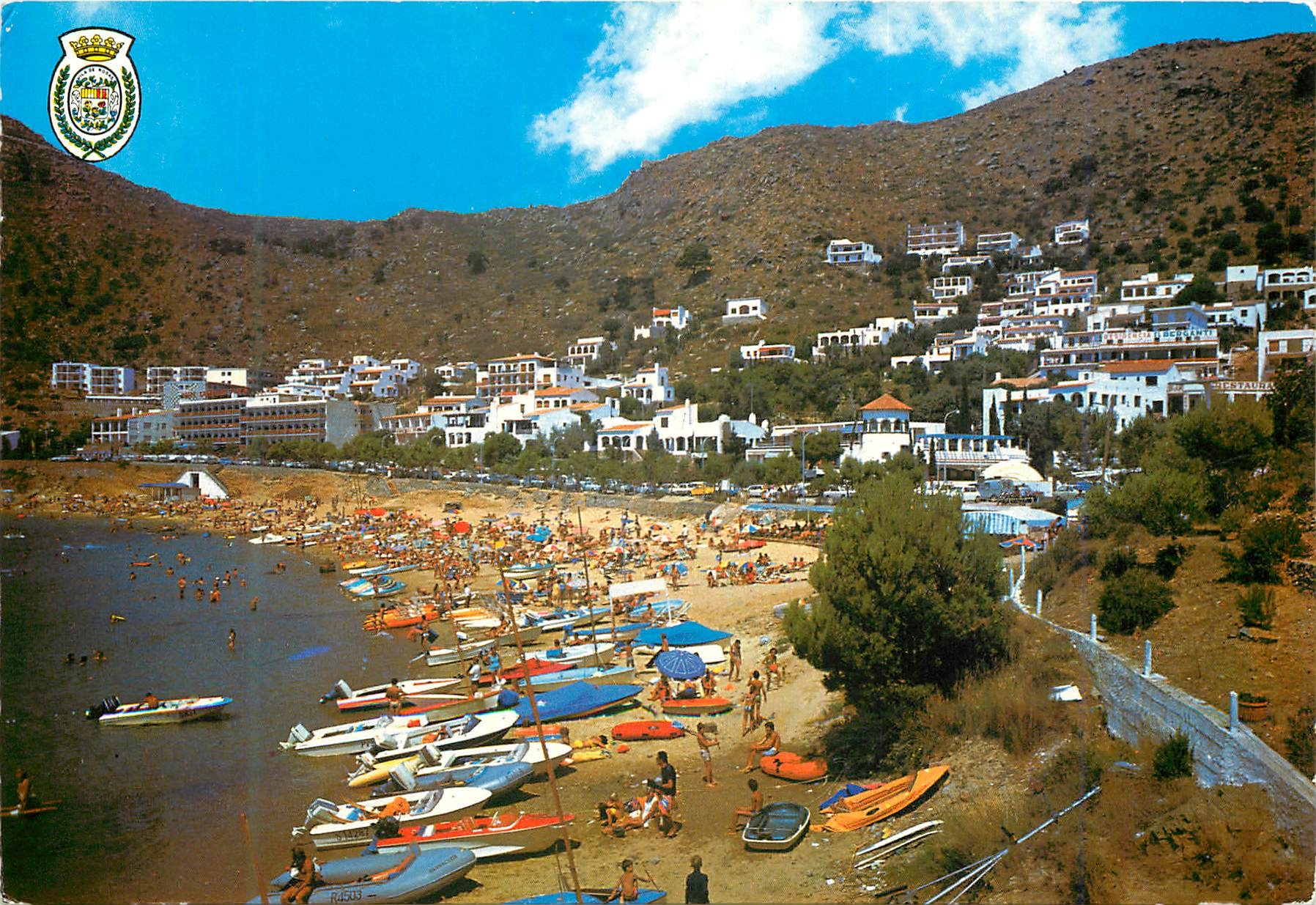 CPM Rosas costa brava 98 petites canyelles vue partielle