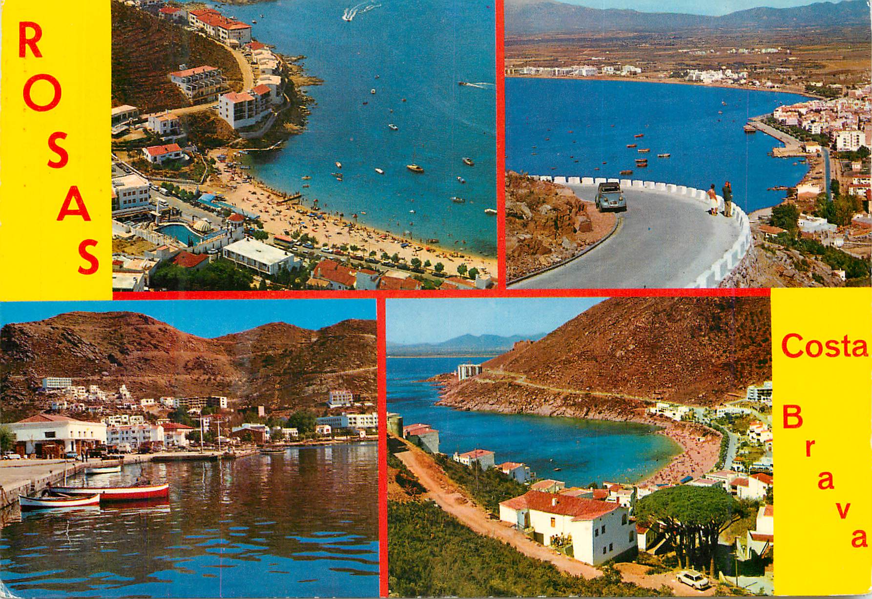 CPM Rosas costa brava 1179 m la ville au plus splendide present et futur touristique