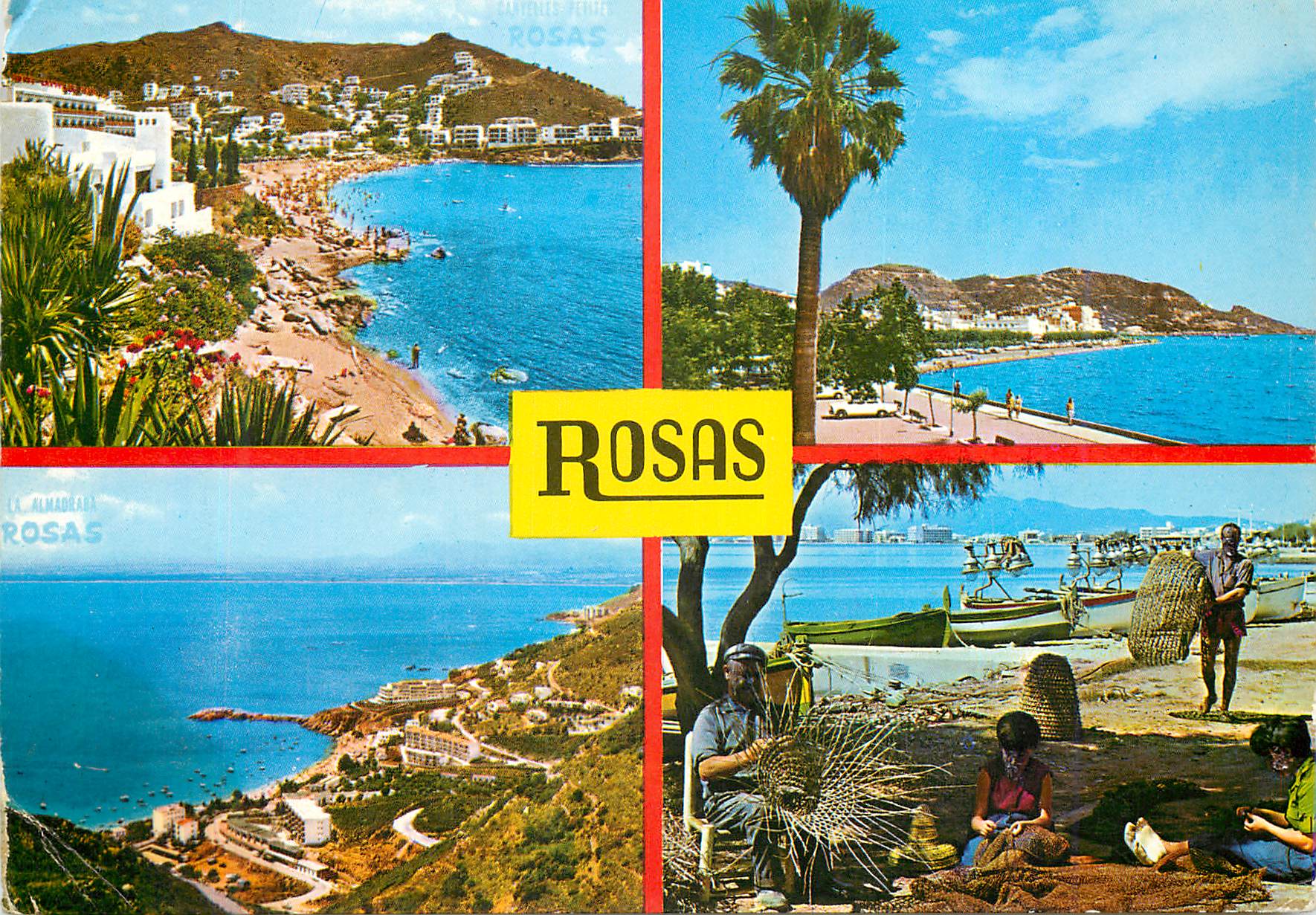 CPM Rosas costa brava 1197 foyer des pecheurs de cordialite et de paix