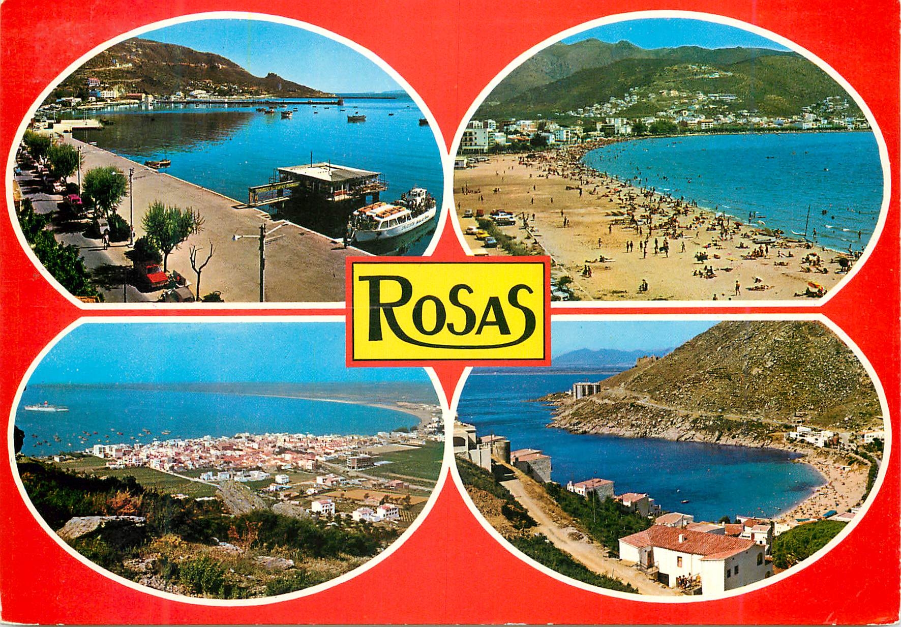 CPM Rosas costa brava 1196 fameuse pour son golfe et ses belles plages