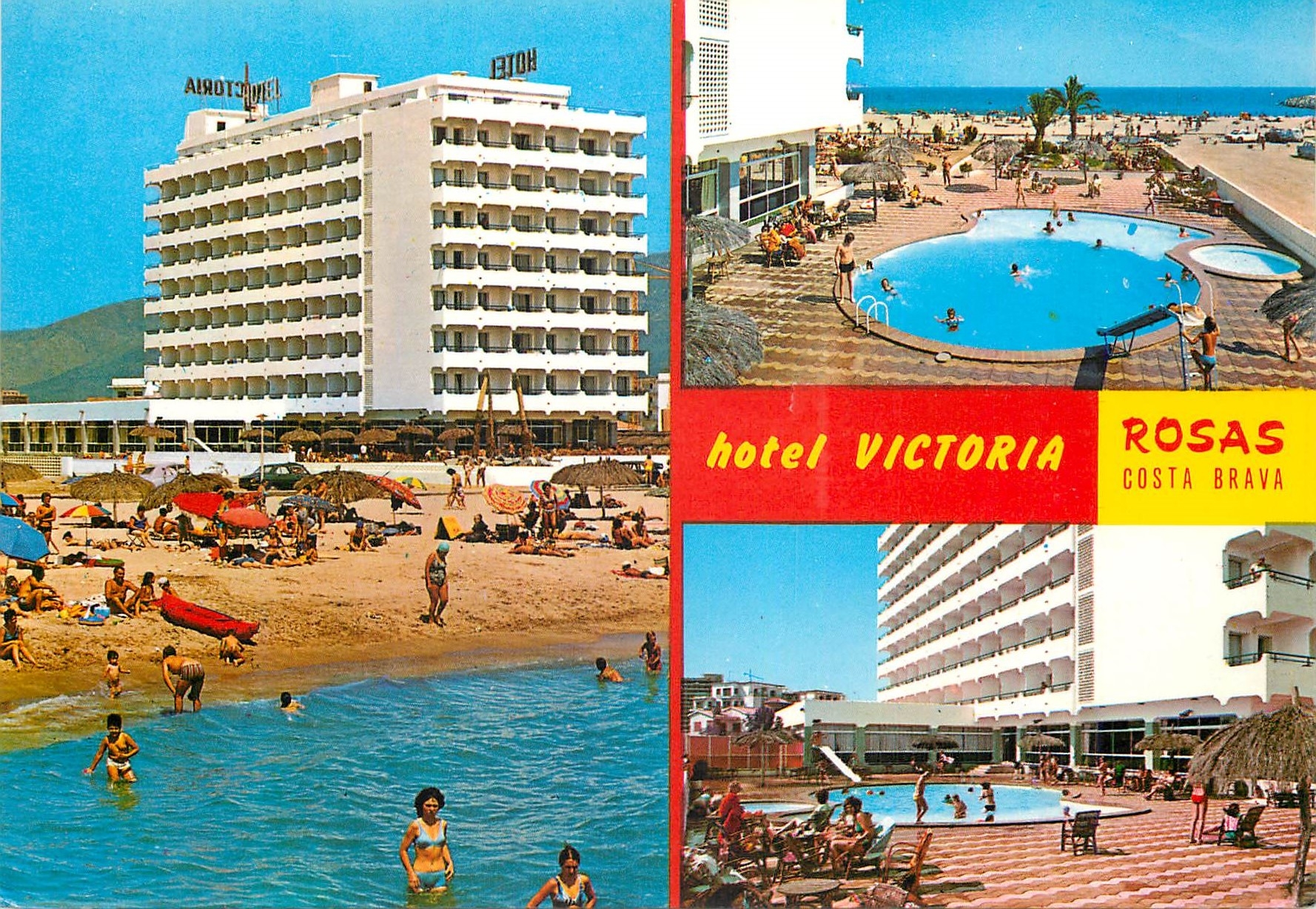 CPM Rosas costa brava r 106 hotel victoria