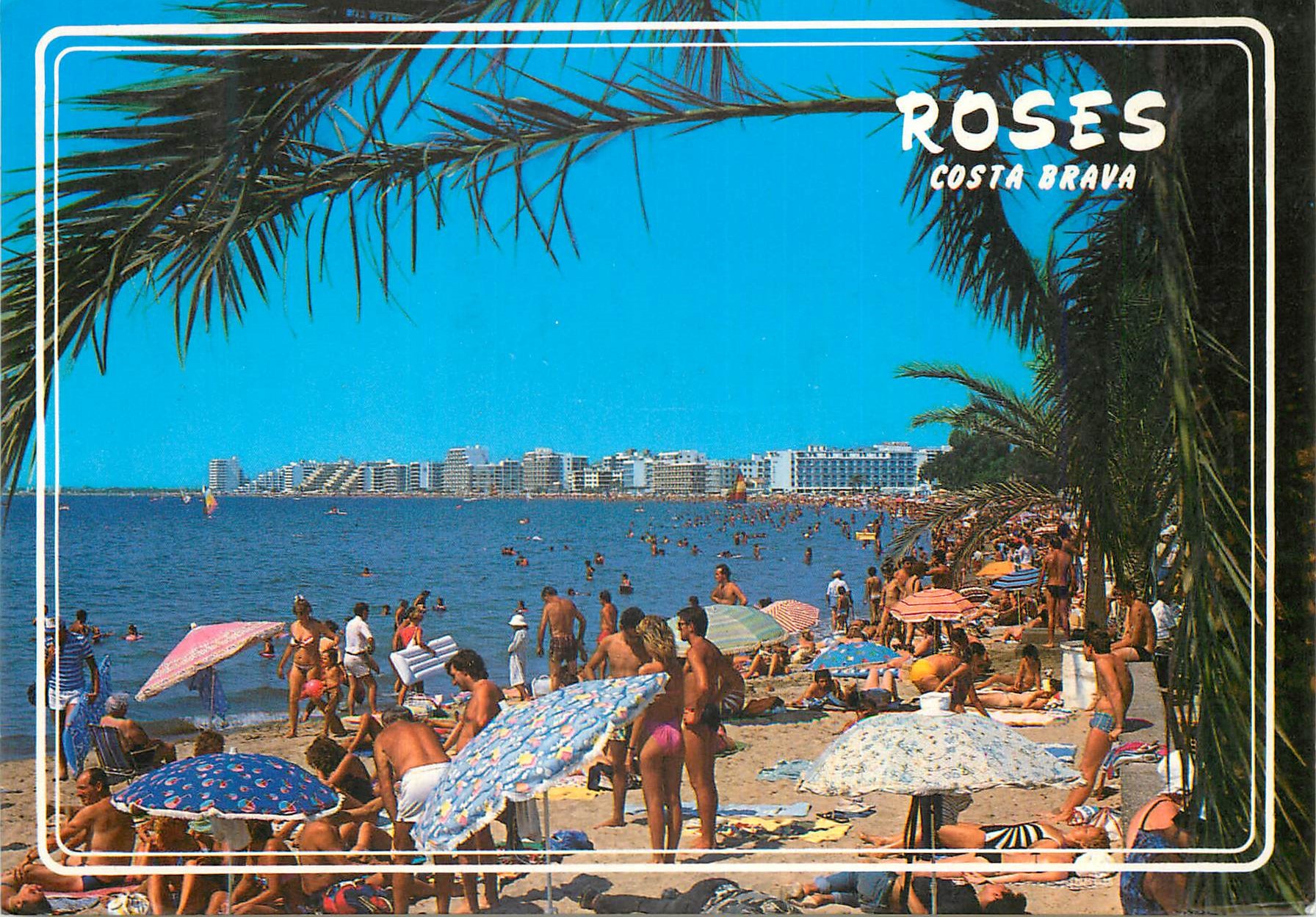 CPM Rosas costa brava 1192 la grande plage