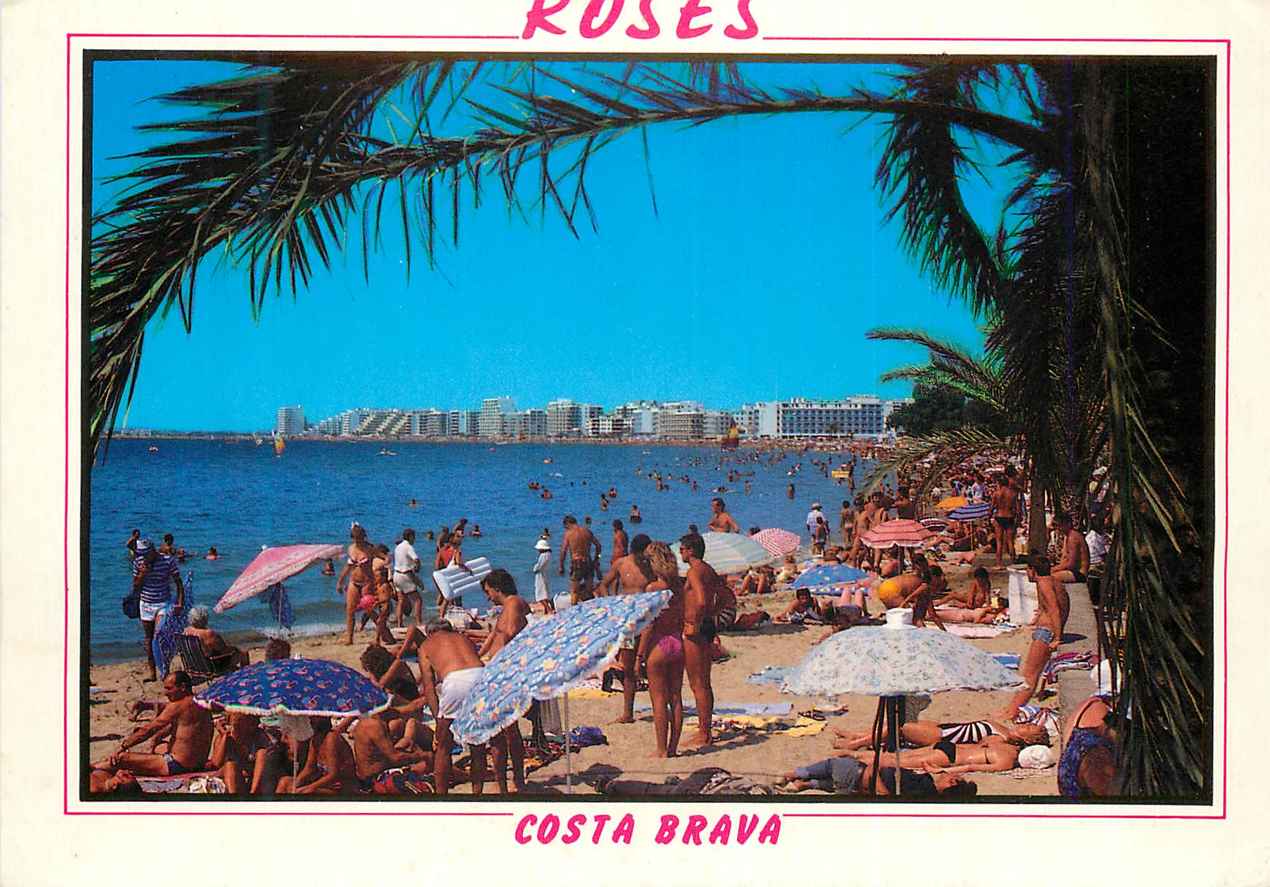 CPM Rosas costa brava 1192 la grande plage