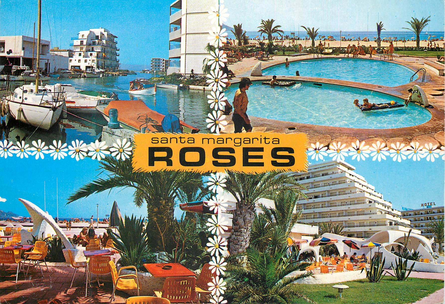CPM Rosas costa brava r 108 canaux piscines et bains agreables
