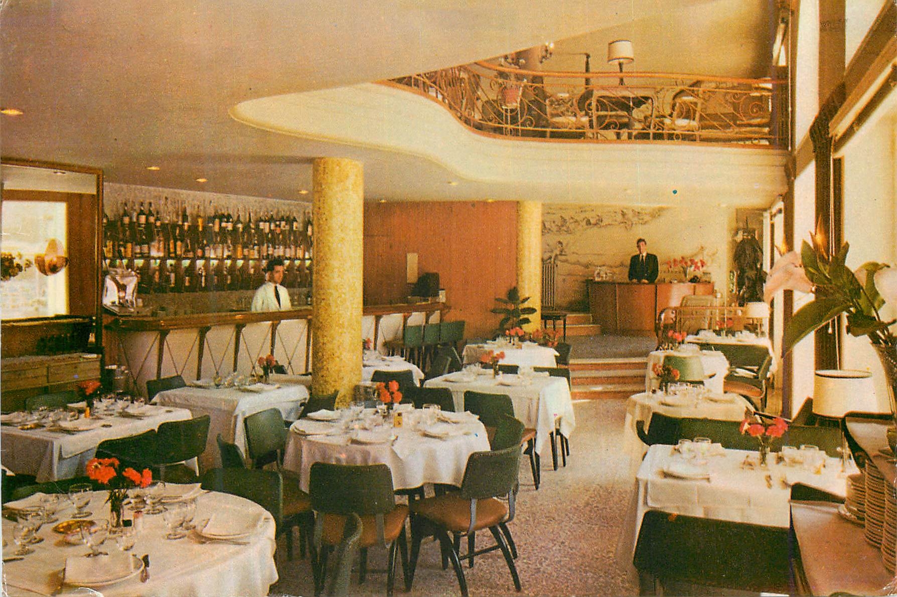 CPM Costa brava espana hotel rex comedor san feliu de guixols
