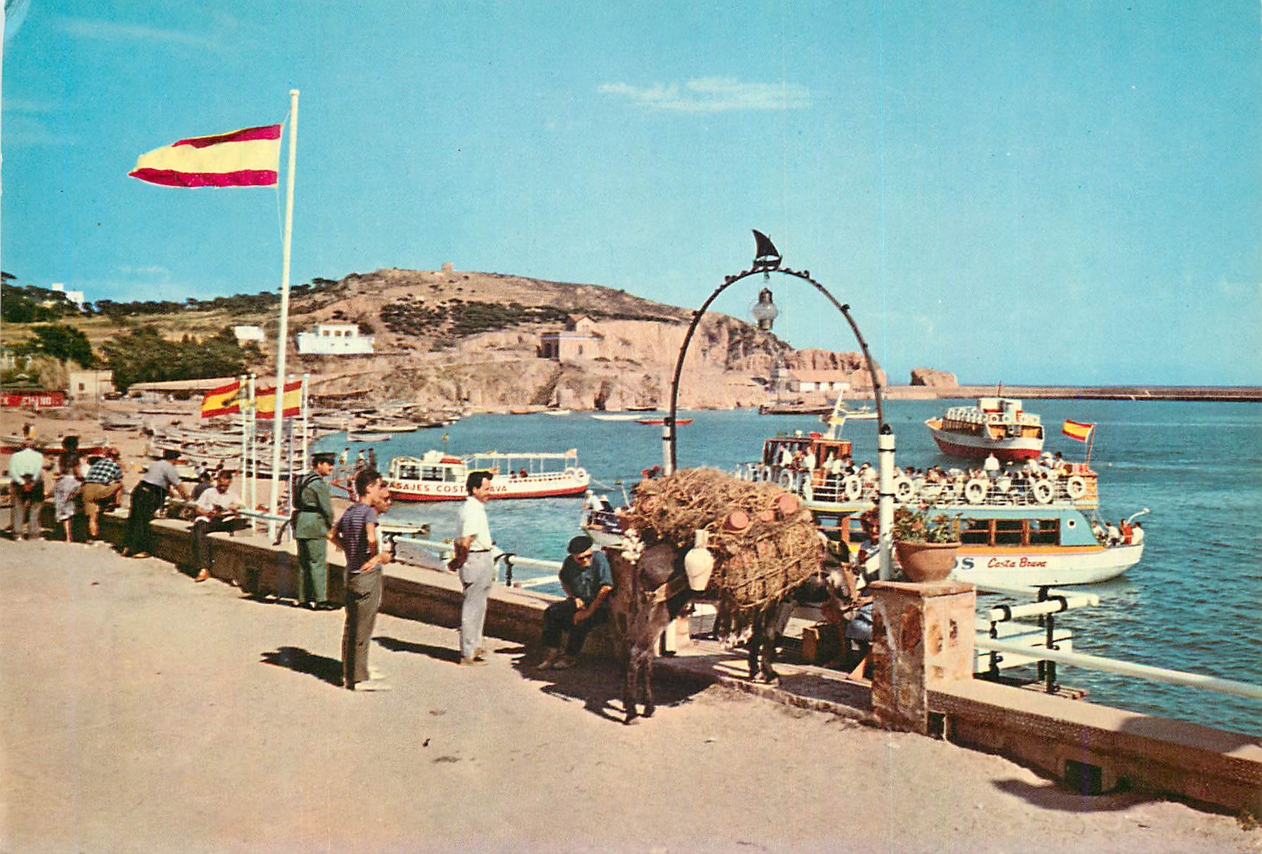 CPM Costa brava espana san feliu de guixols embarcadere