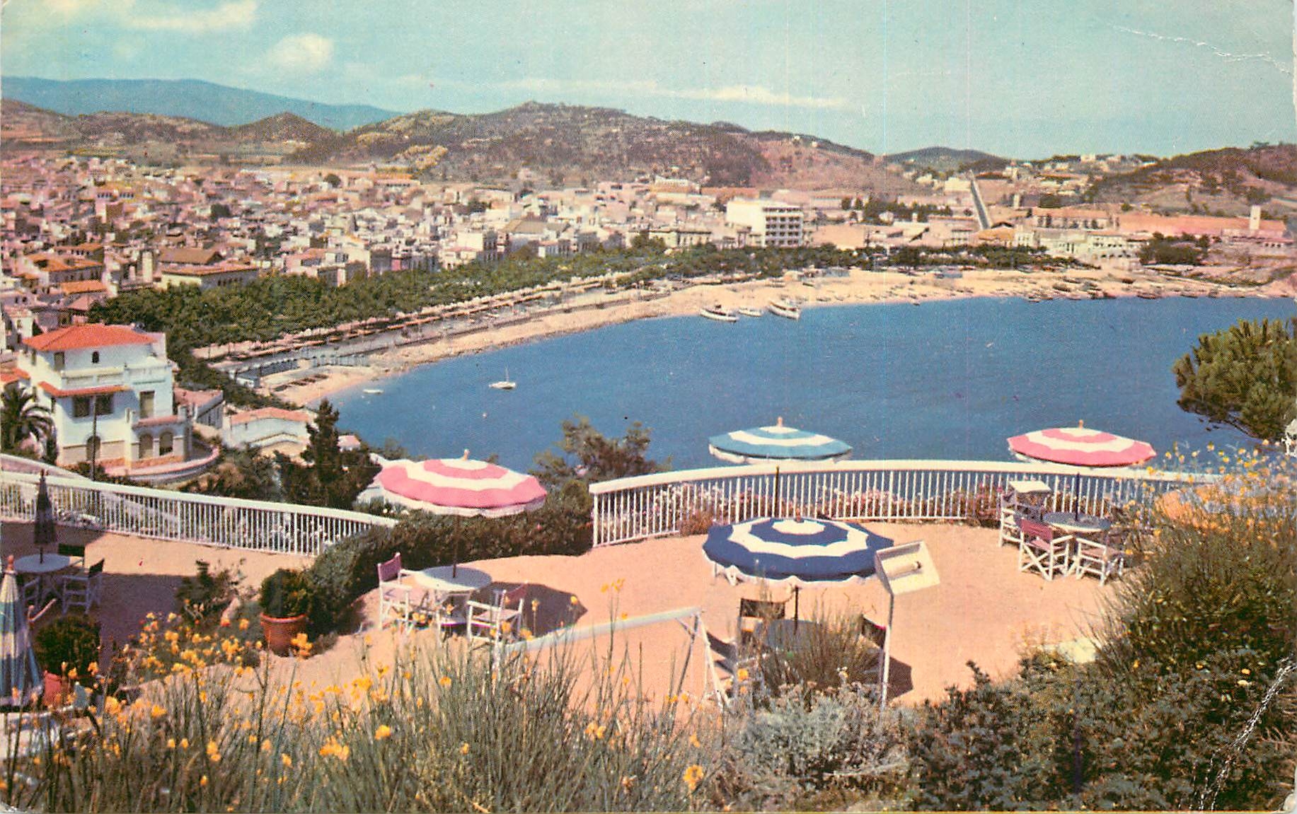 CPM Costa brava espana san feliu de guixols serie 6 n 1 belvedere avec vue sur la baie