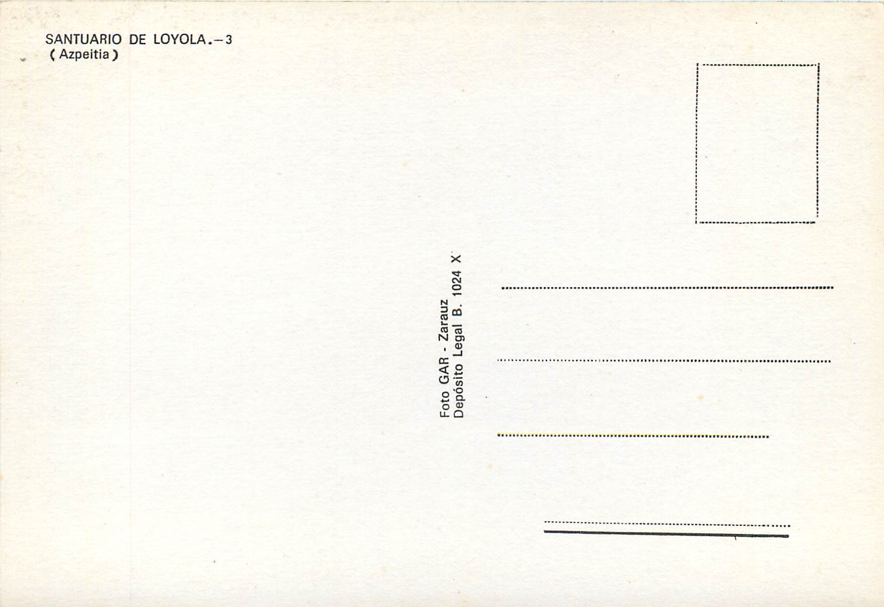 CPM Santuario de loyola 3 (azpeitia) — Rückseite
