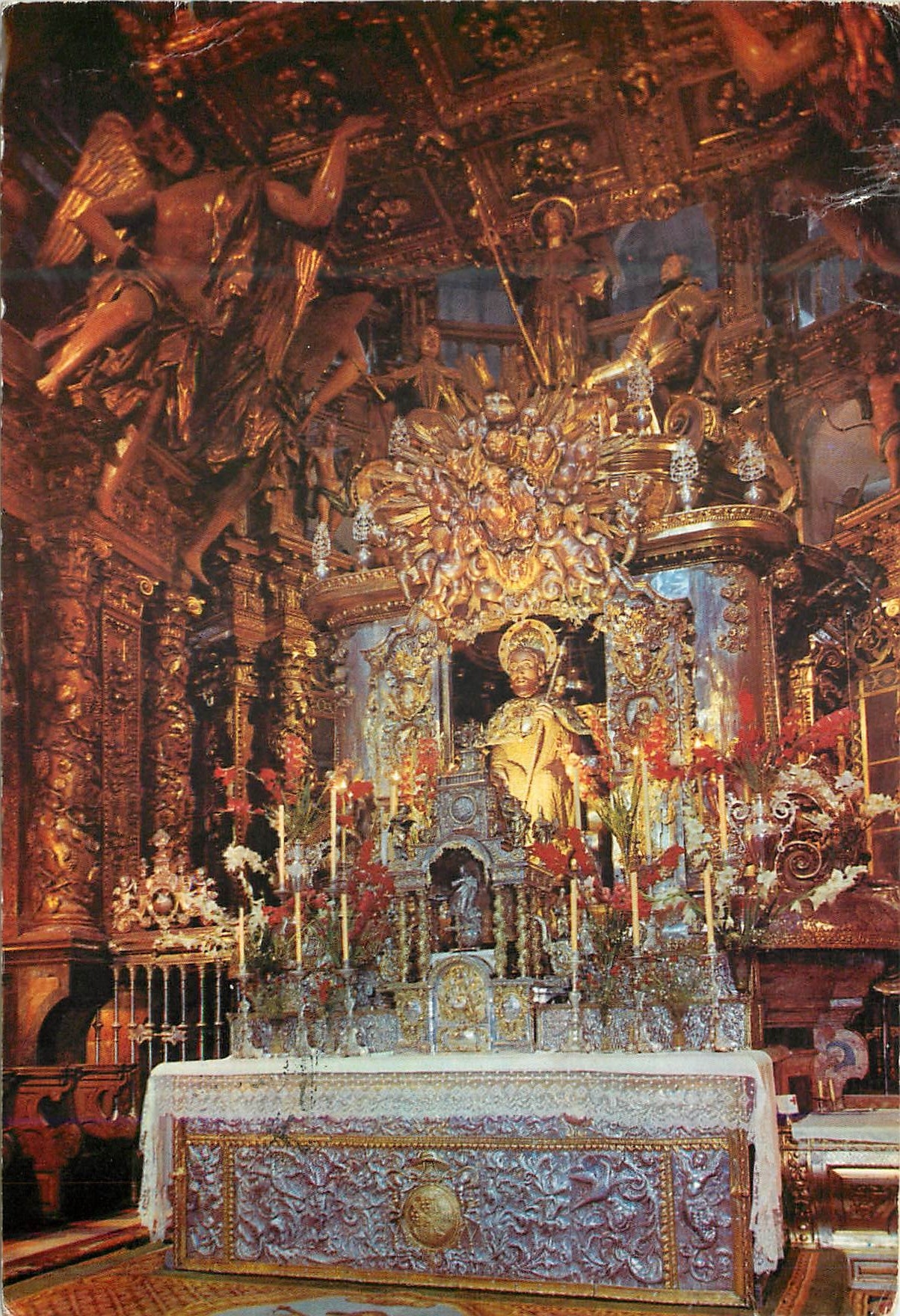 CPM Santiago de compostela autel de saint jacques