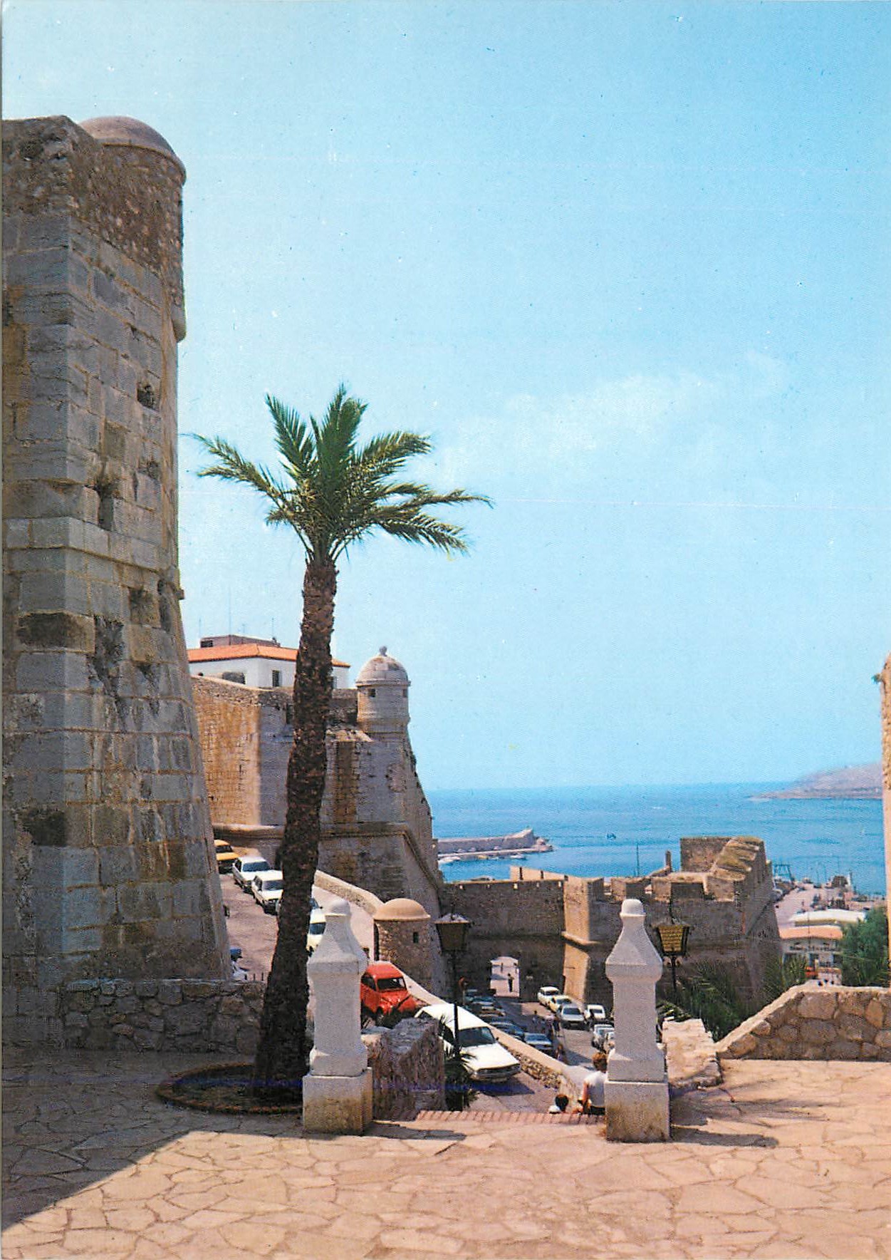 CPM Peniscola costa del azahar vista parcial del castillo cs 64125