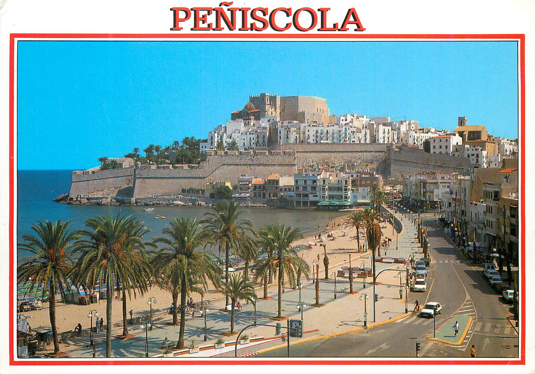 CPM Peniscola 75(castellon) paseo maritimo y castillo