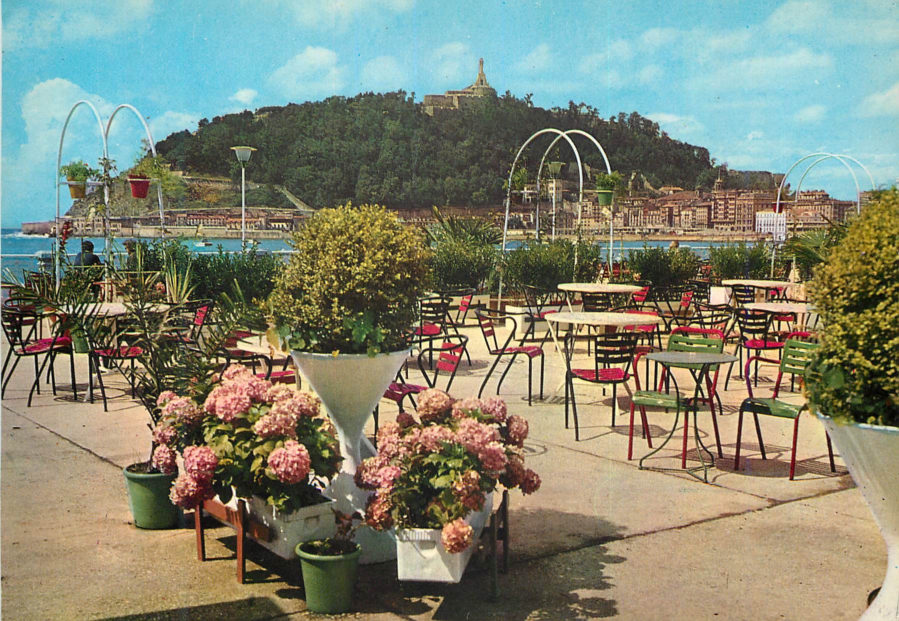 CPM San sebastian 2051 mont urgull des la perlo