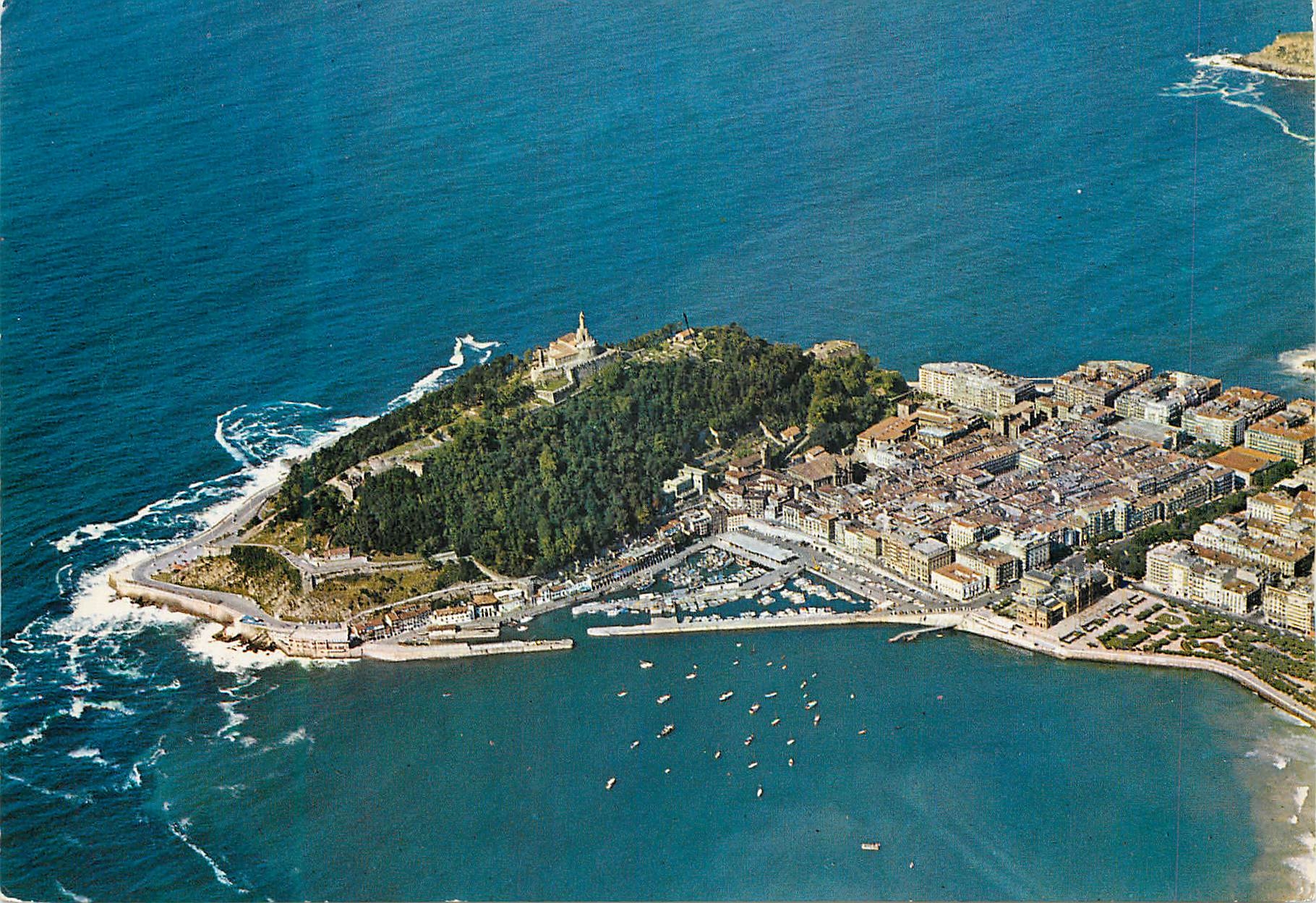 CPM San sebastian 20 vue aerienne