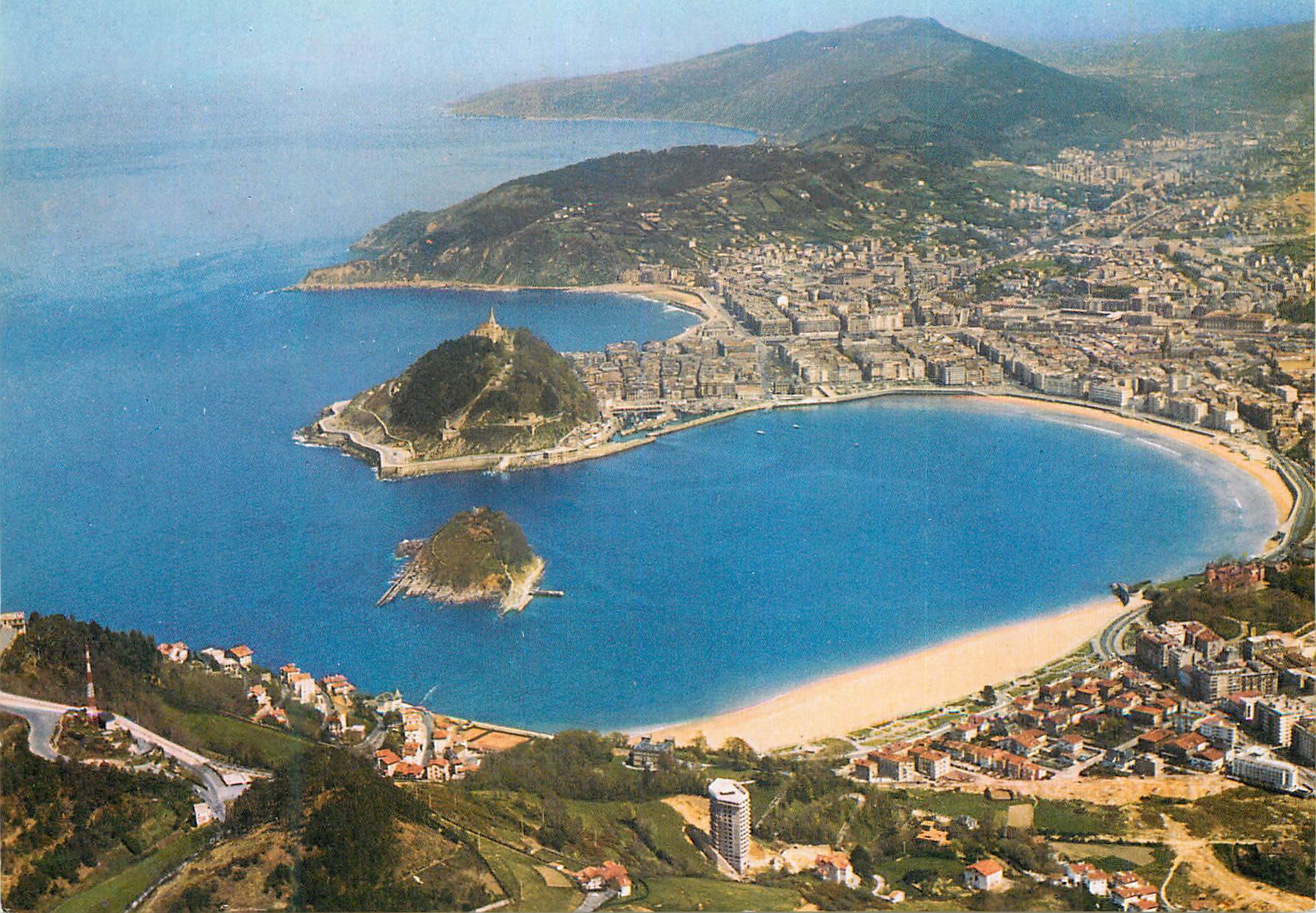 CPM San sebastian 121 vue aerienne