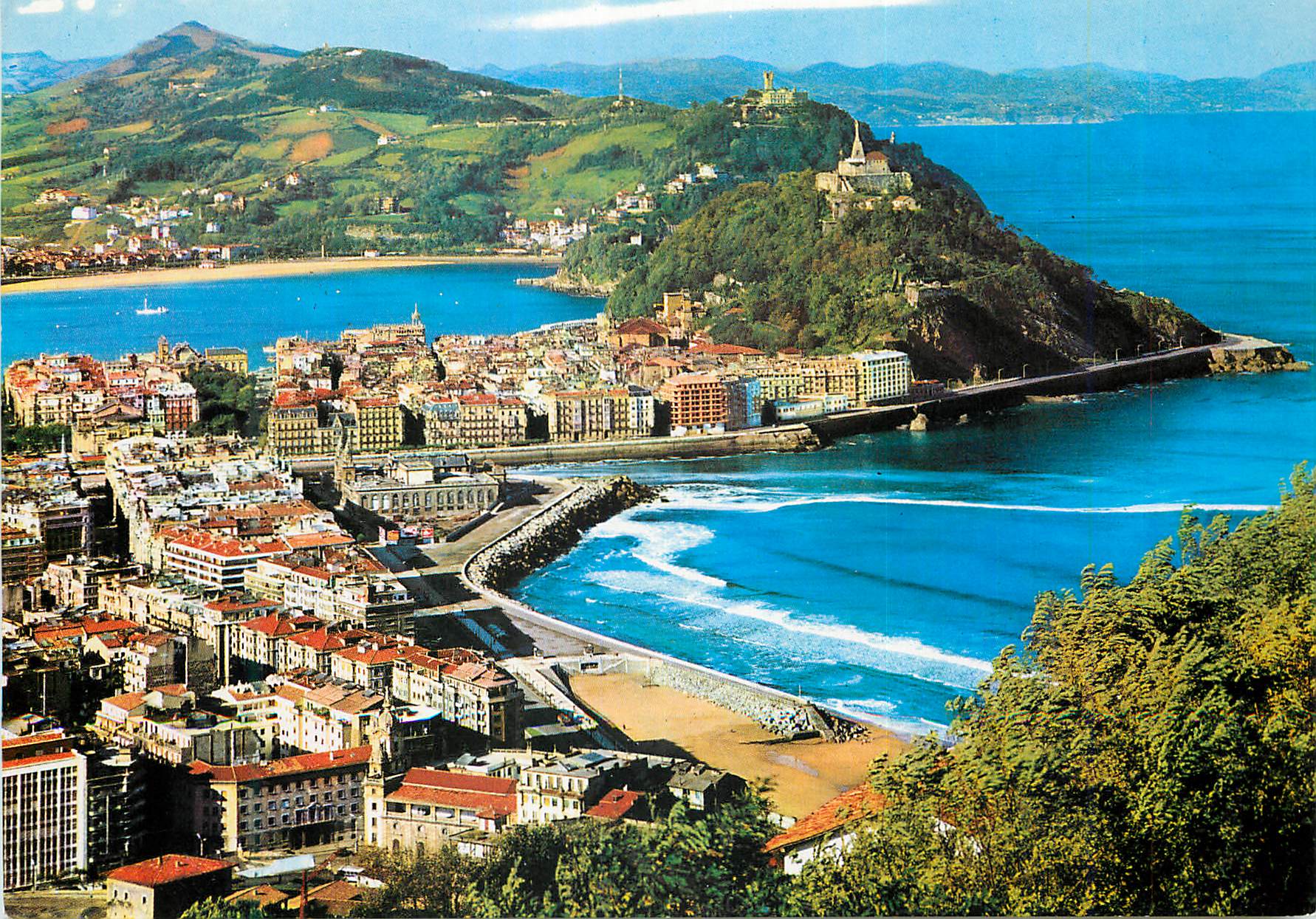 CPM San sebastian 46 vue prise du mont ulia