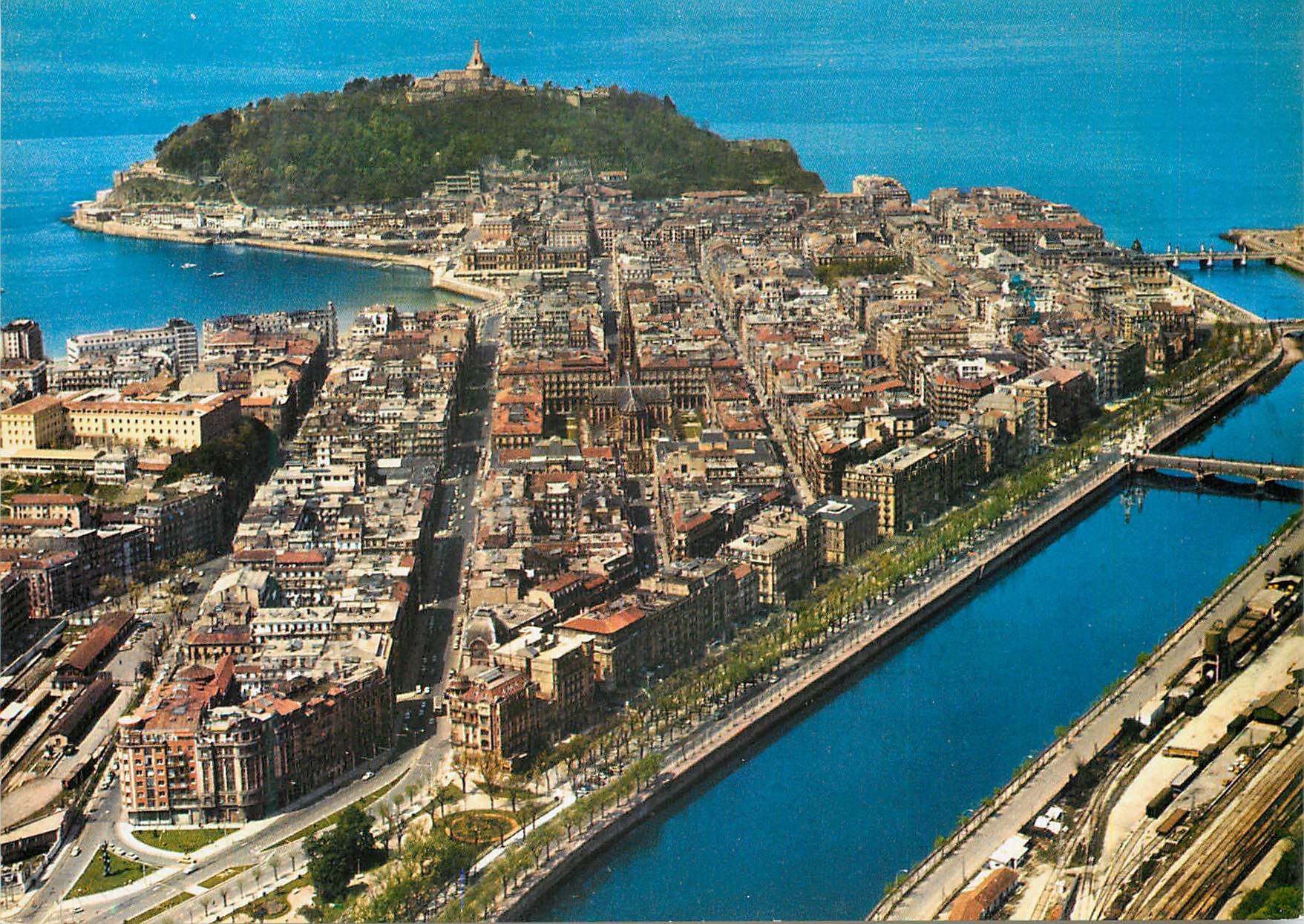 CPM San sebastian 122 vue aerienne