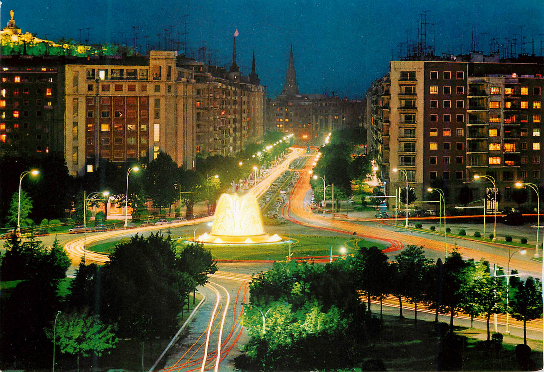 CPM San sebastian 56 place de pio xii et avenue de sancha el sabio