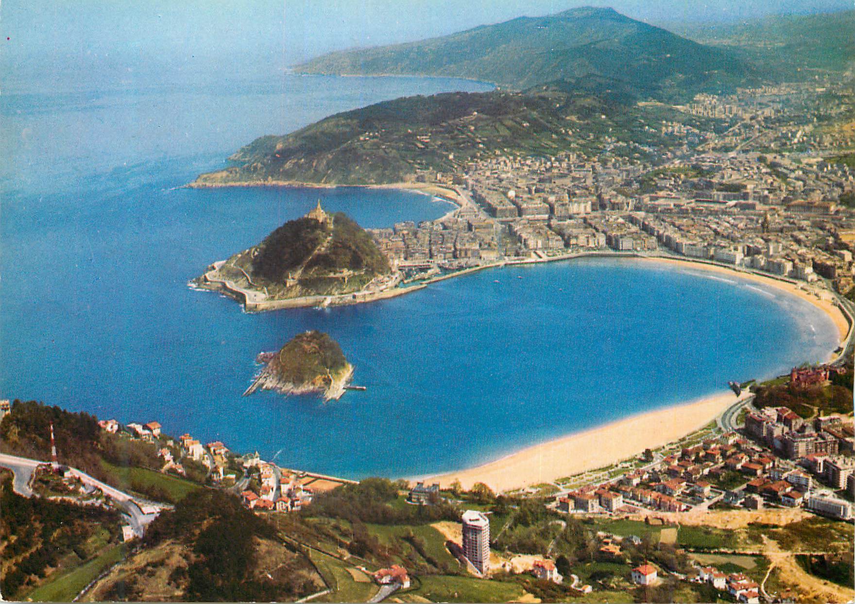 CPM San sebastian 121 vue aerienne