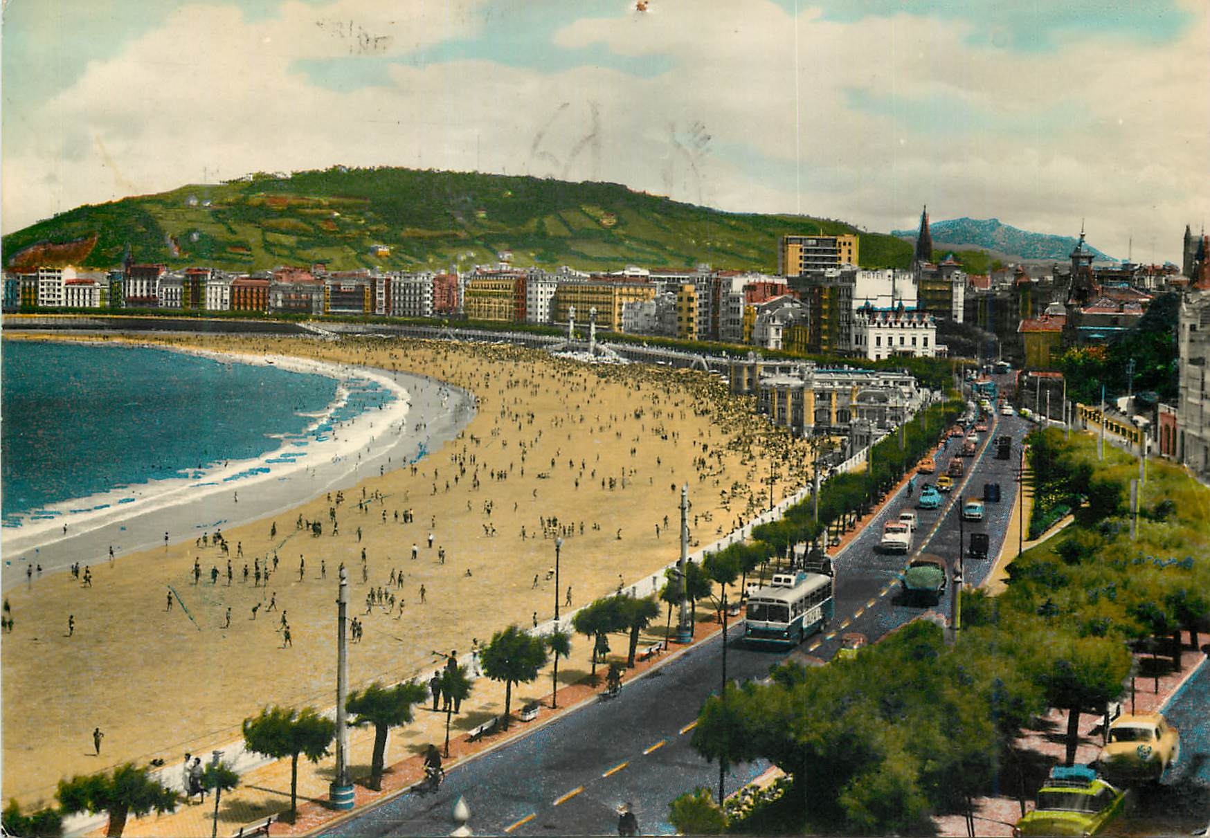 CPM San sebastian vue panoramique