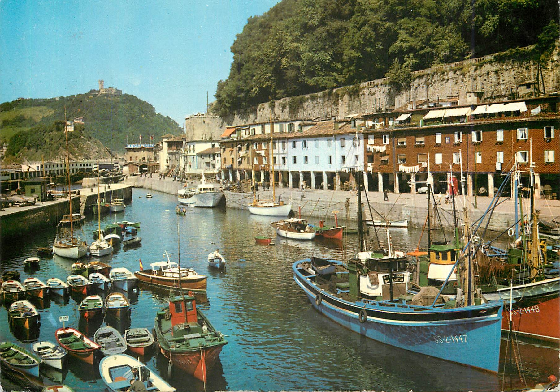 CPM San sebastian 2008 le port Bateaux