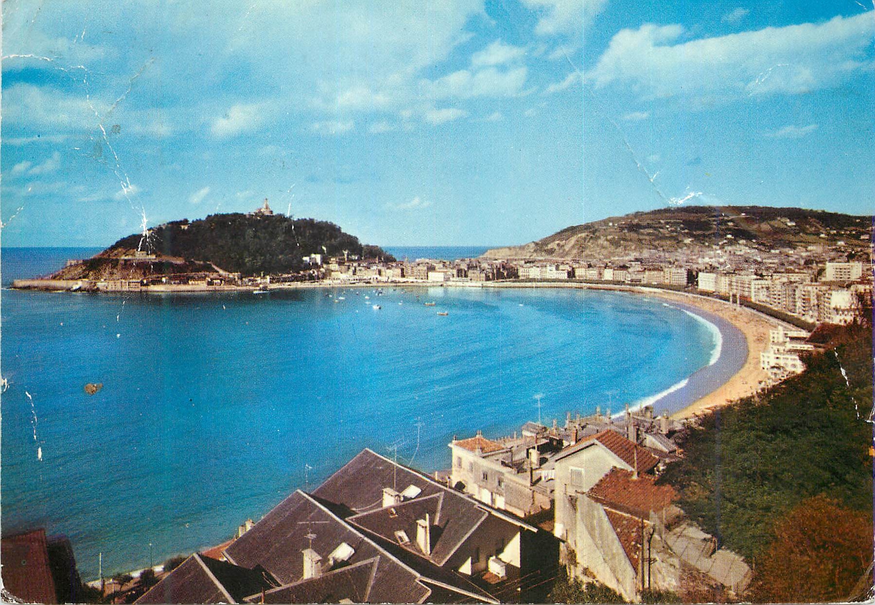 San Sebastián — Vue depuis Aldapeta — Fournier, Vitoria