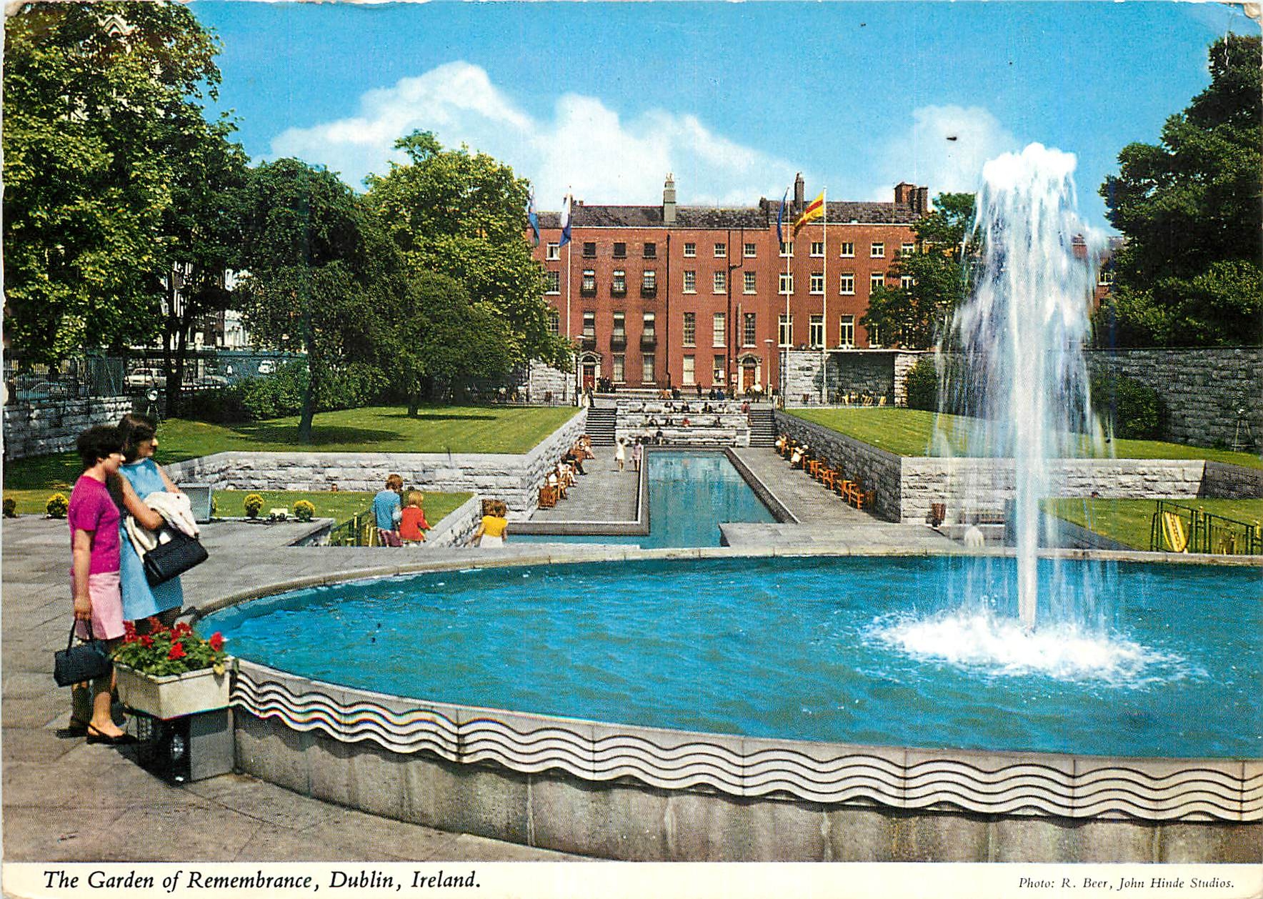 CPM Dublin ireland the garden of remembrance