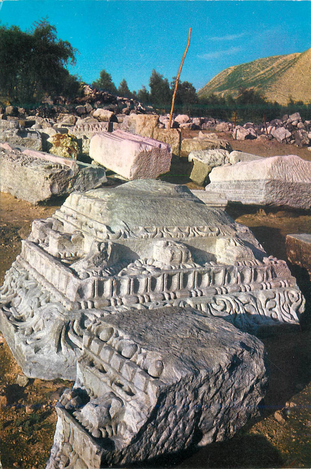 CPM Beth shean the roman theatre cronice from the scene frons