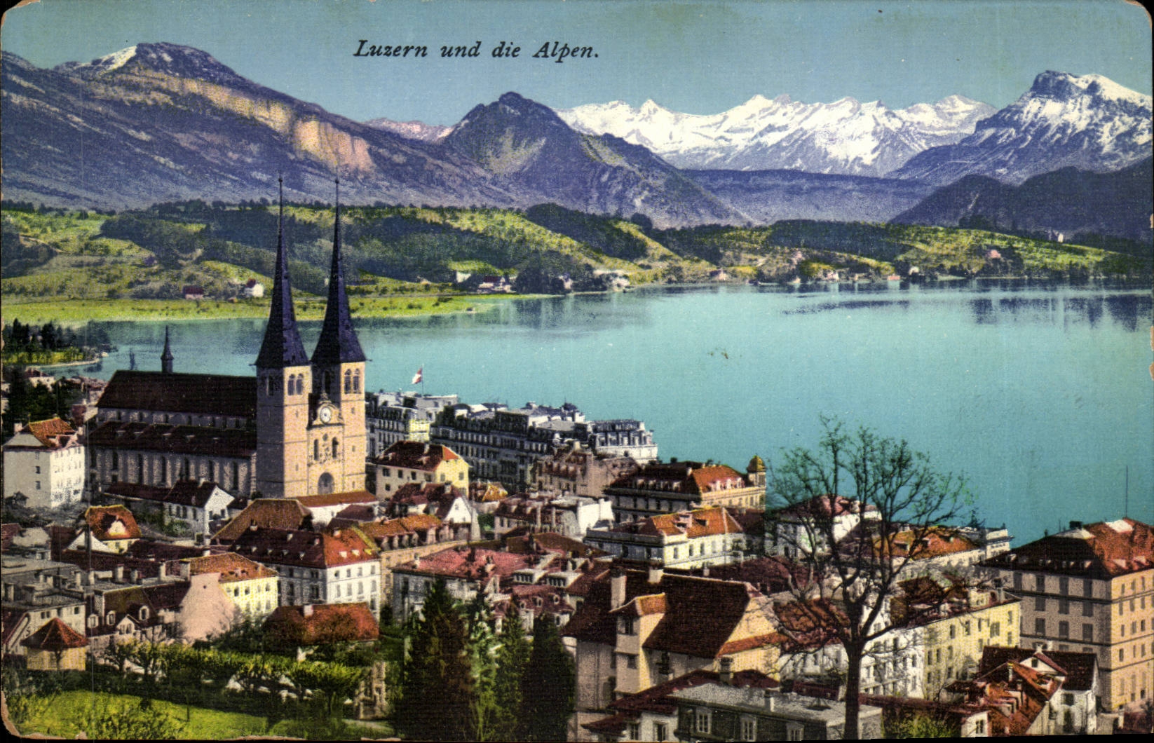 CPA Suisse Luzern und die Alpen