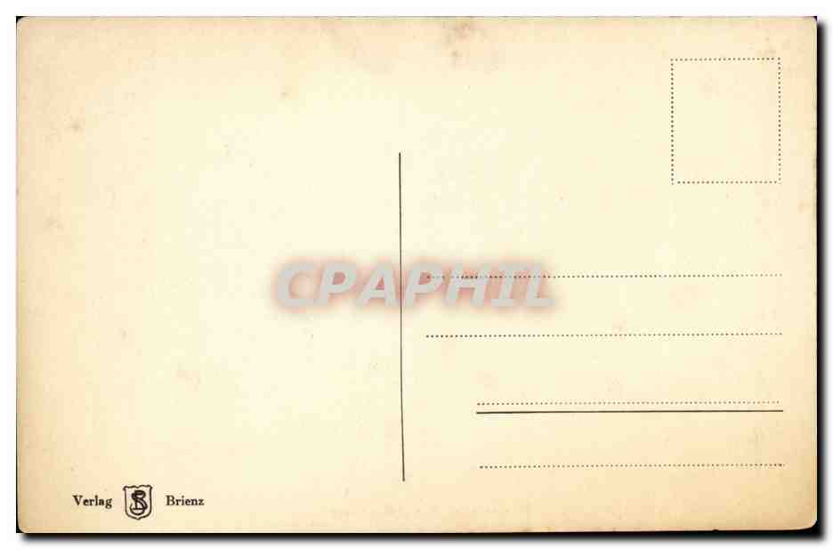 CPA Suisse Interlaken Generalansicht — Back