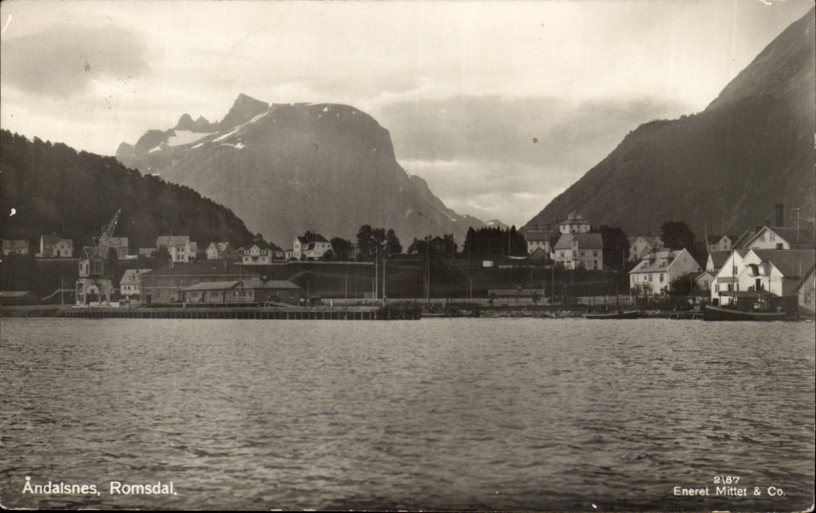 CPA Norvege Norway Andalsnes Romsdal
