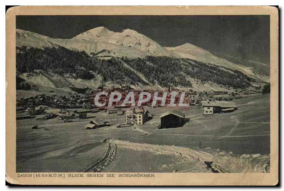 CPA Suisse Davos Blick eggen die Schiahormer