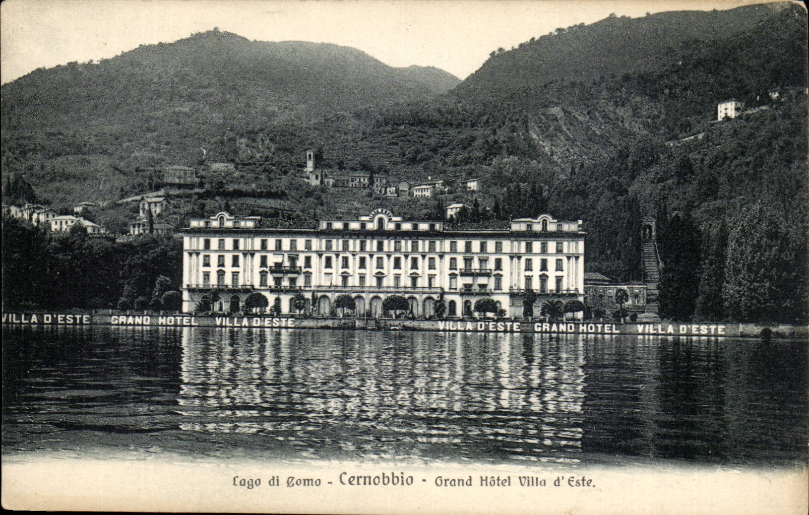 CPA Italie Italia Lago di Como Cernobbio Grand hotel Villa d'Este