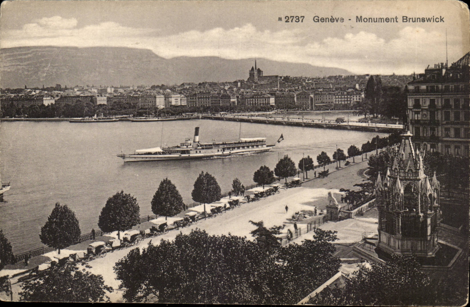 CPA Suisse Geneve Monument Brunswick