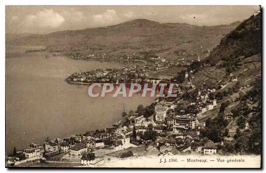 CPA Suisse Montreux Vue generale