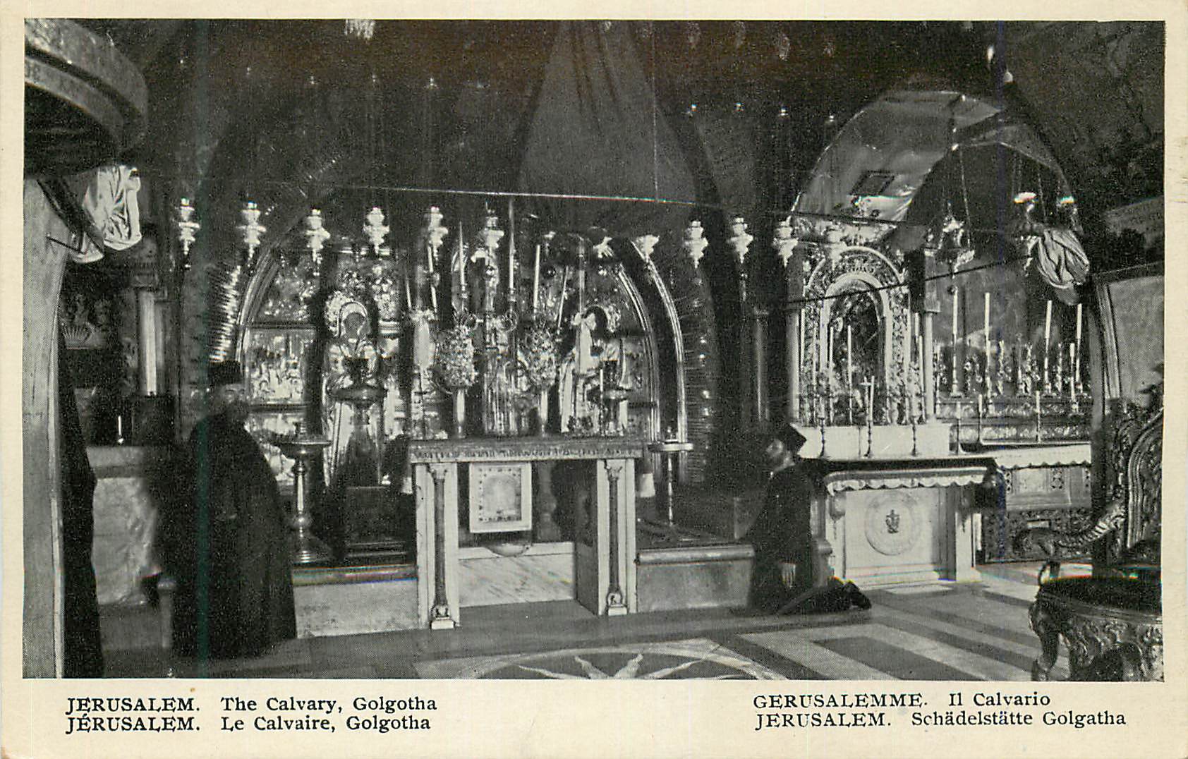 CPA Jerusalem Le Calvaire Golgotha