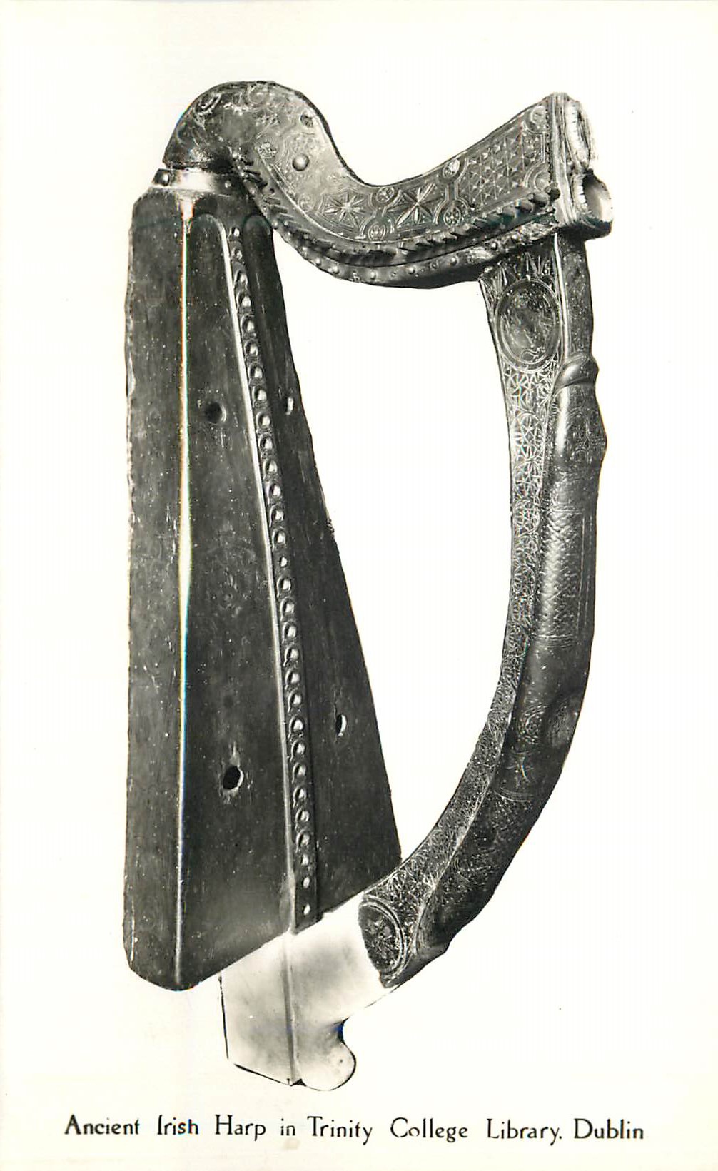 CPM Ancient Irish Harp in Trinity College Library Dublin