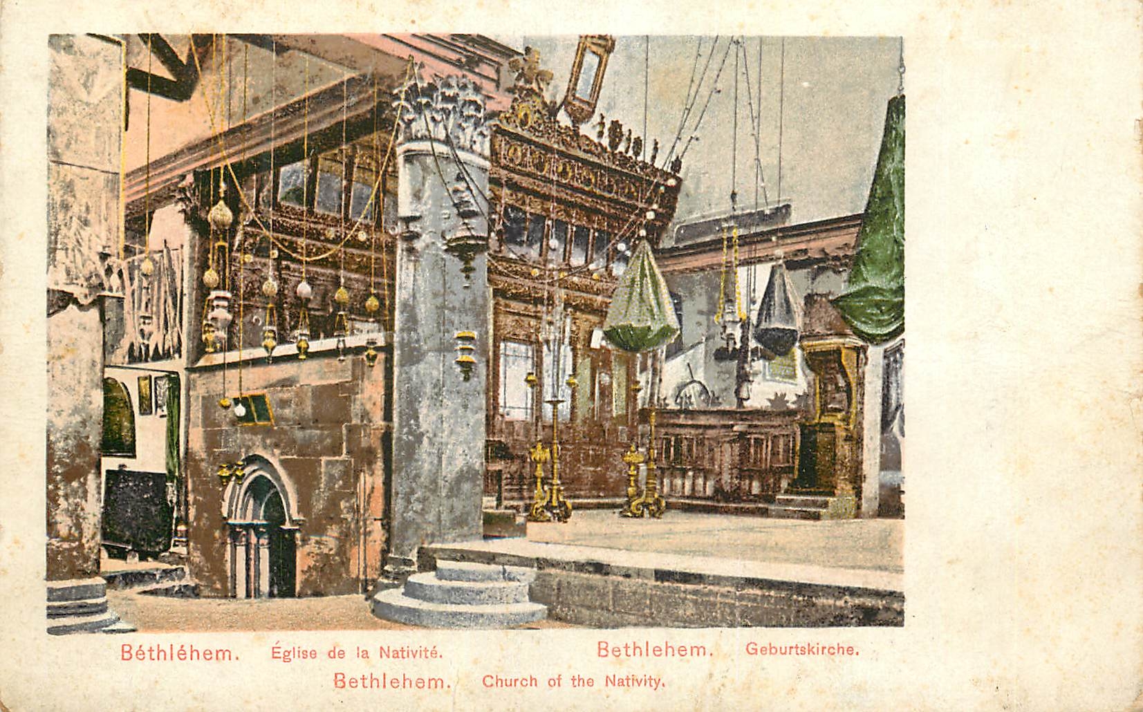CPA Bethlehem Eglise de la Nativite