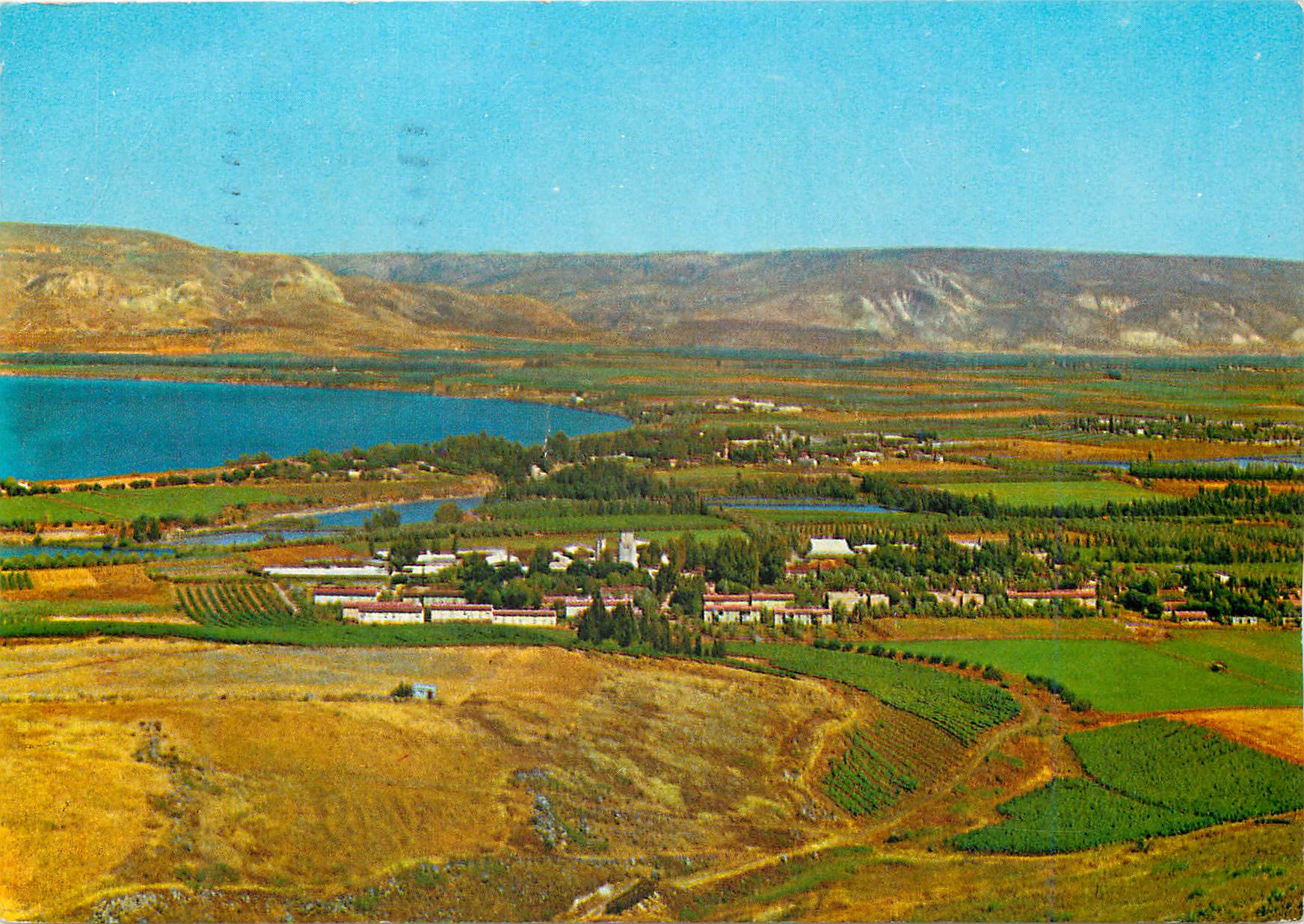 CPM La Vallee de Kinnereth Le Lac et les Monts du Golan